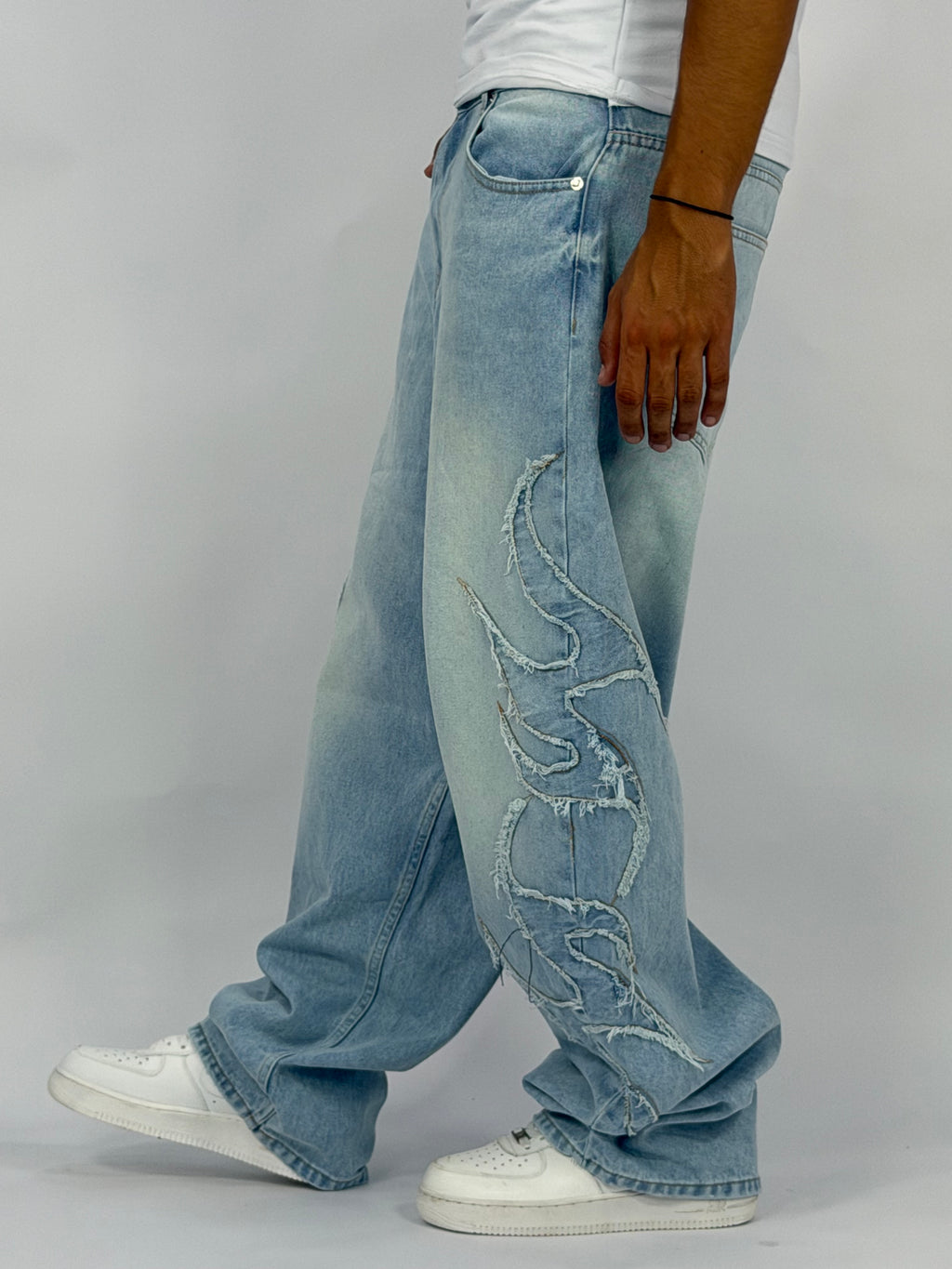 Jeans 1 ère Qualité Collection Flamme Bleu  – PREMIUM