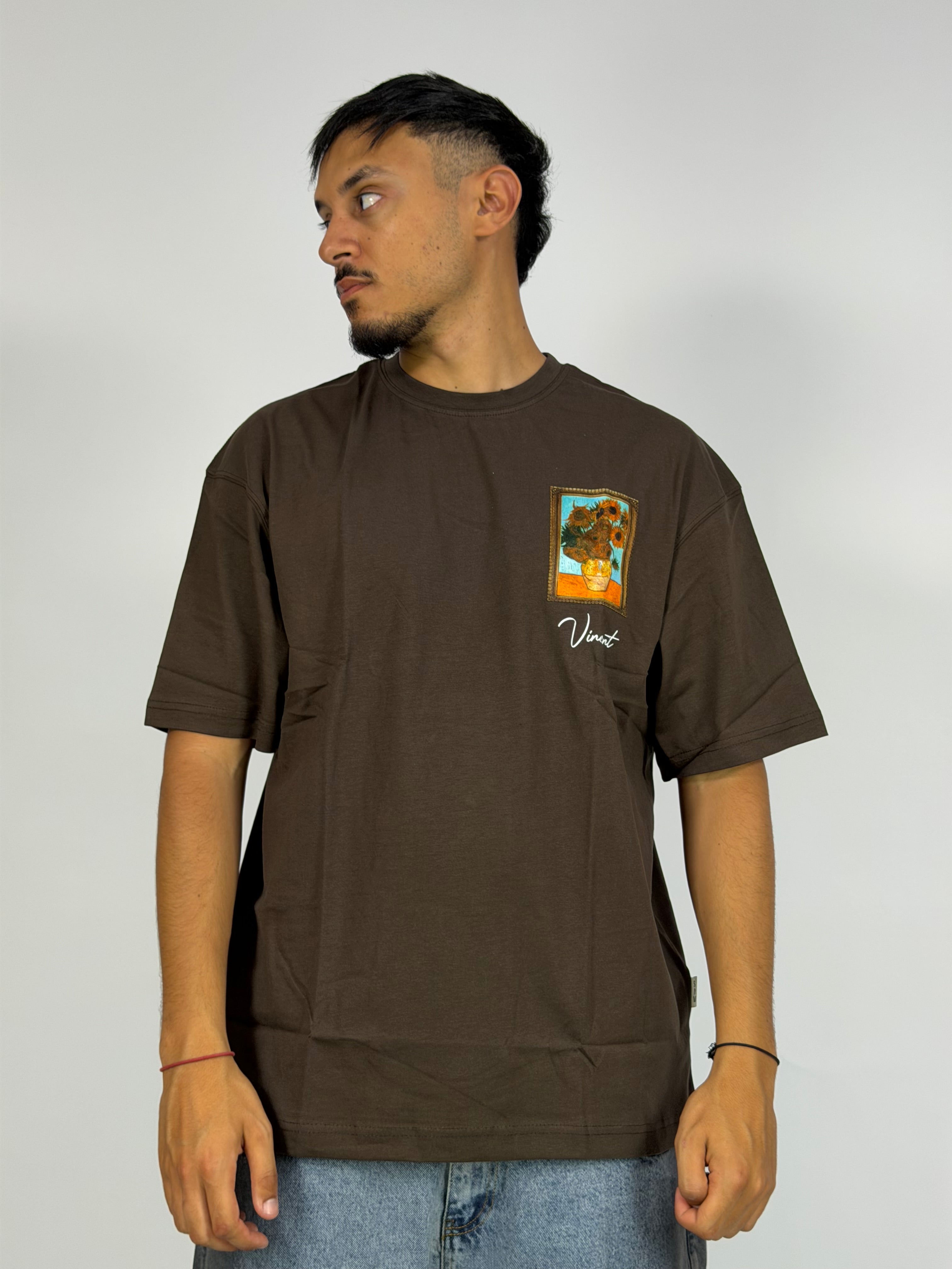 T-shirt ORIGINAL Oversize Marron – Sunflower