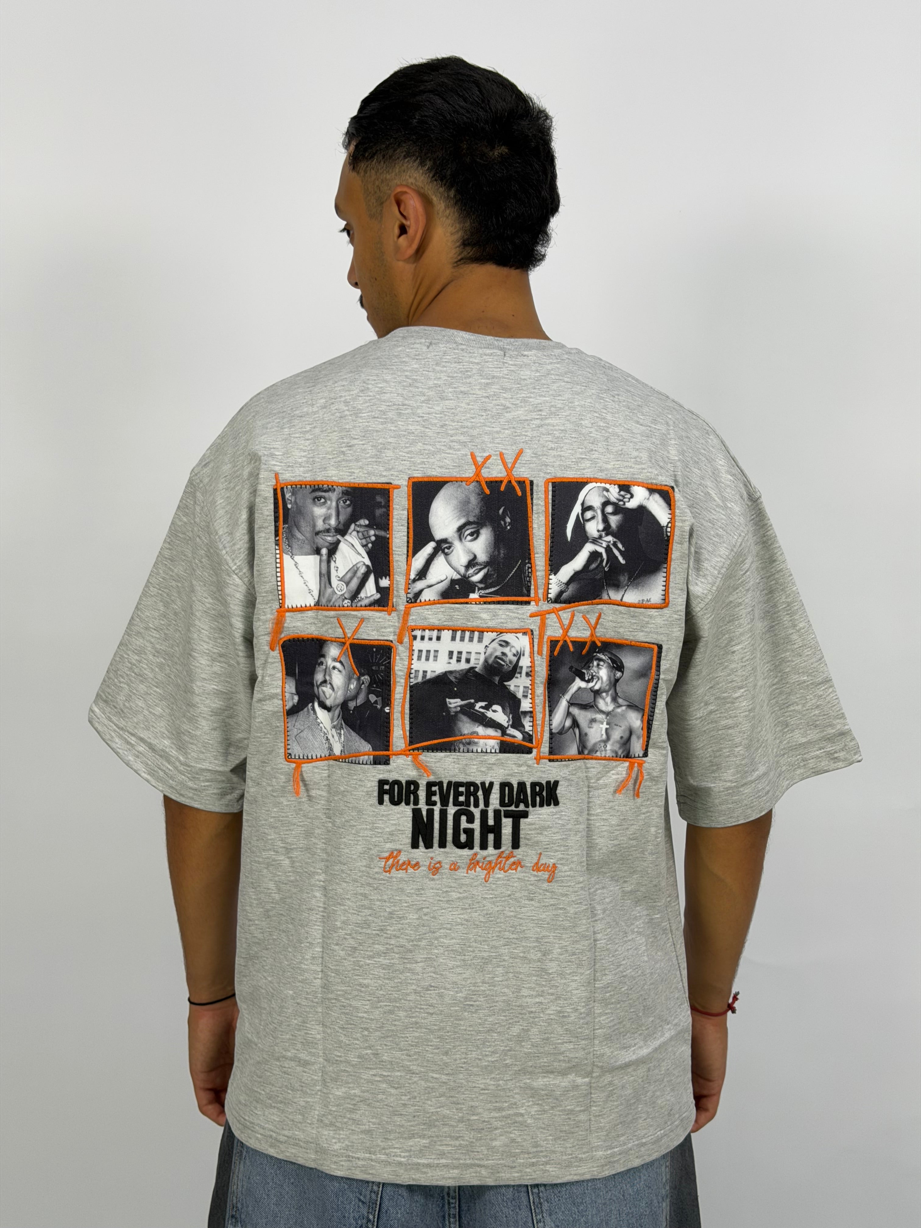 T-shirt ORIGINAL Oversize Gris – Tupac Street Edition