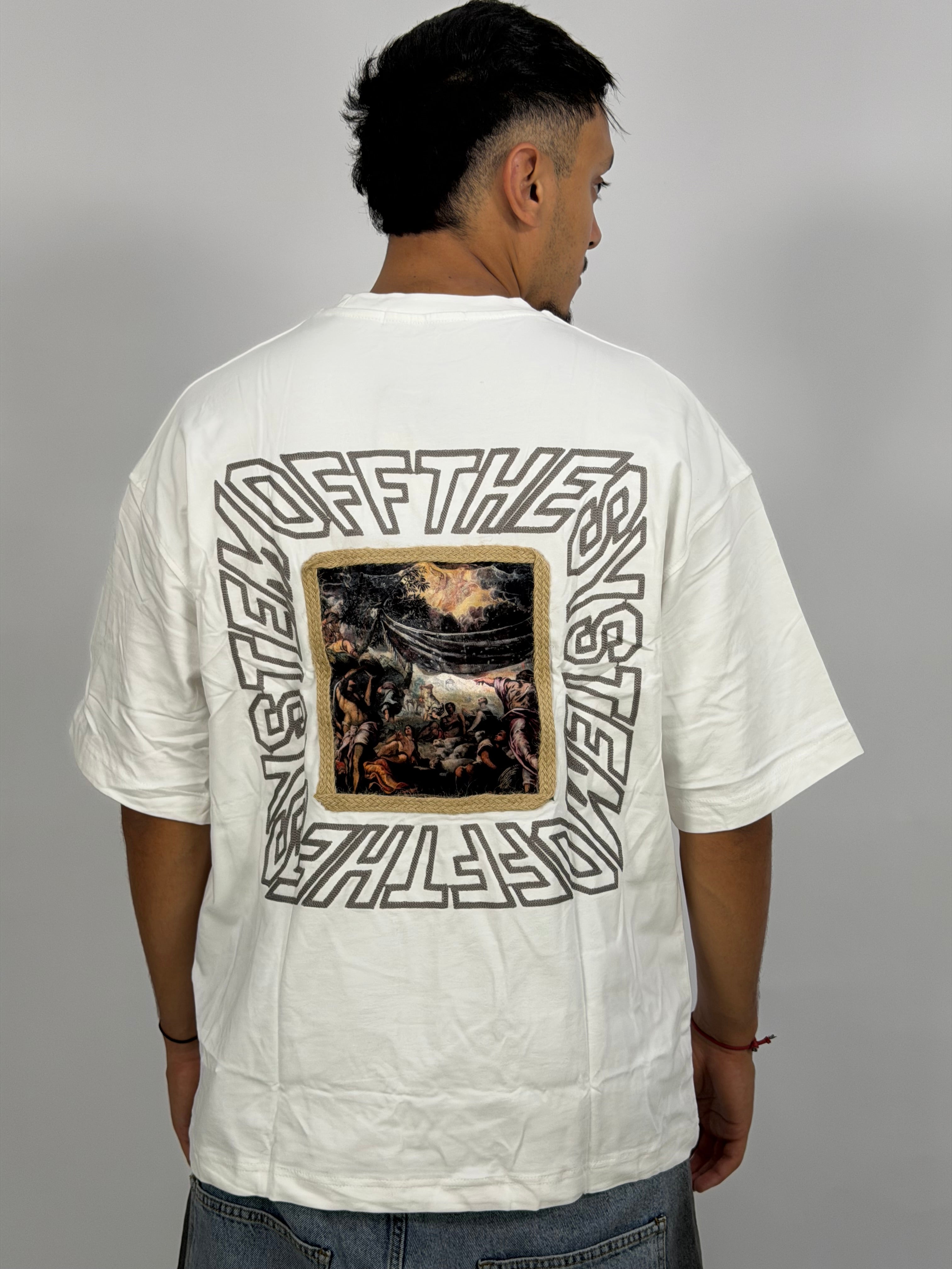 T-shirt ORIGINAL Oversize Blanc – OFFTHE SYSTEM Vintage Frame Edition
