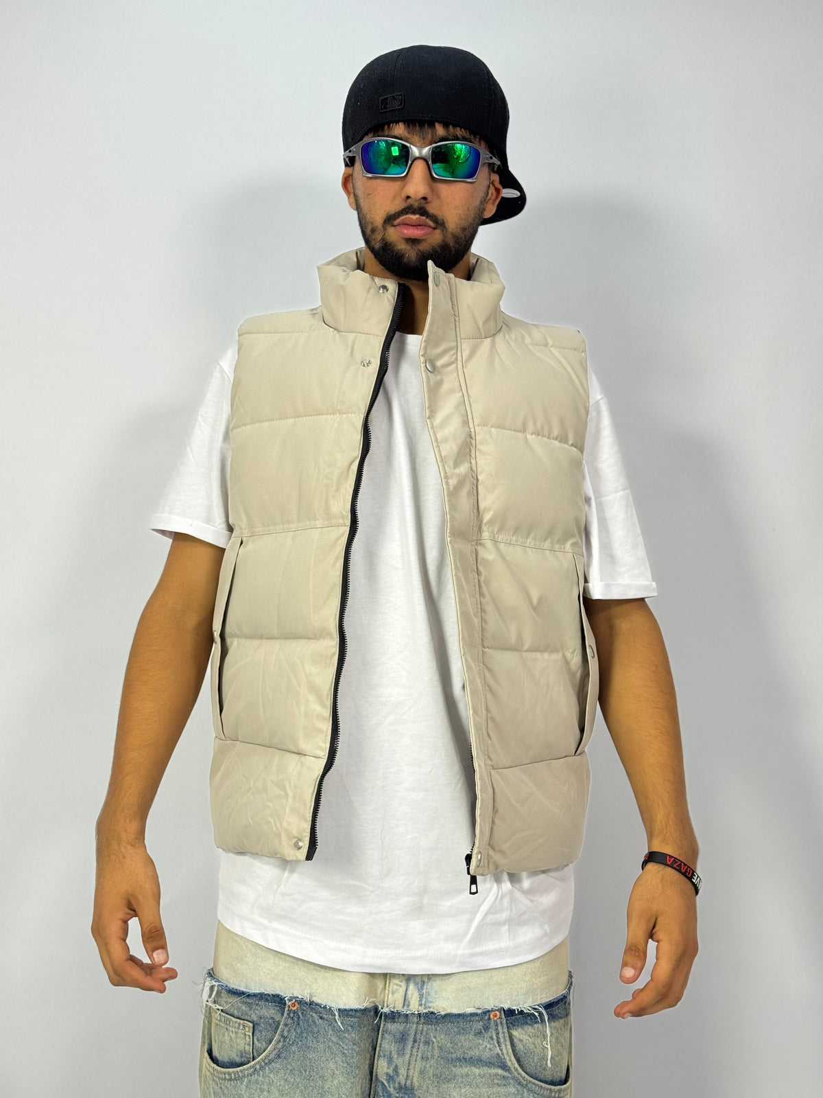 Doudoune 1 ère Qualité Marron – Gilet Puffer Streetwear