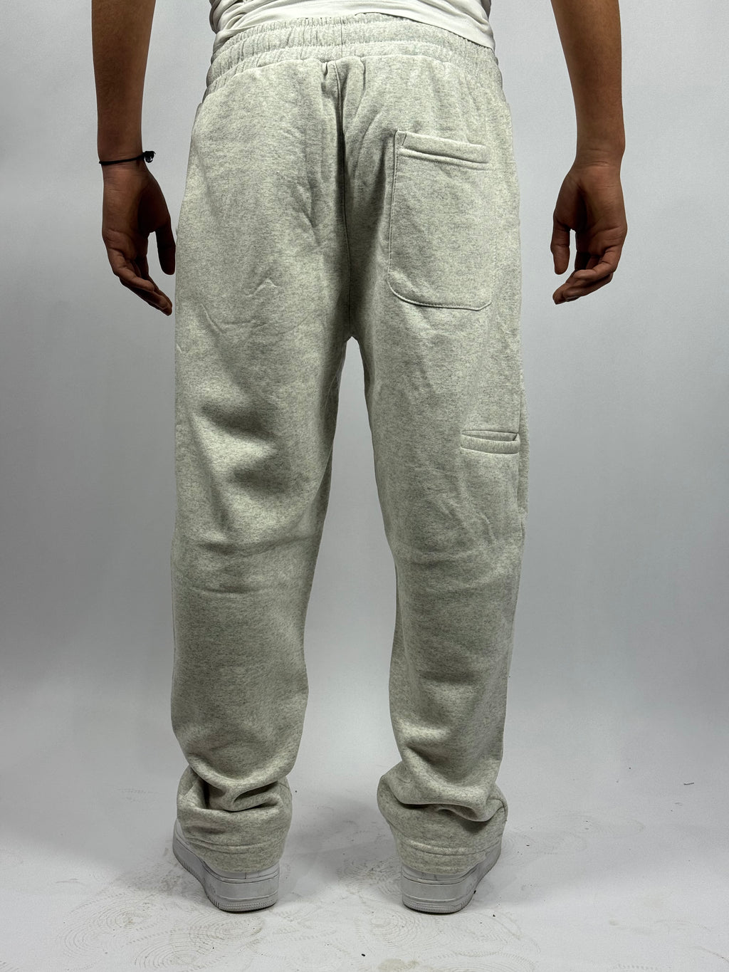 Pantalon Simple Baggy Gris