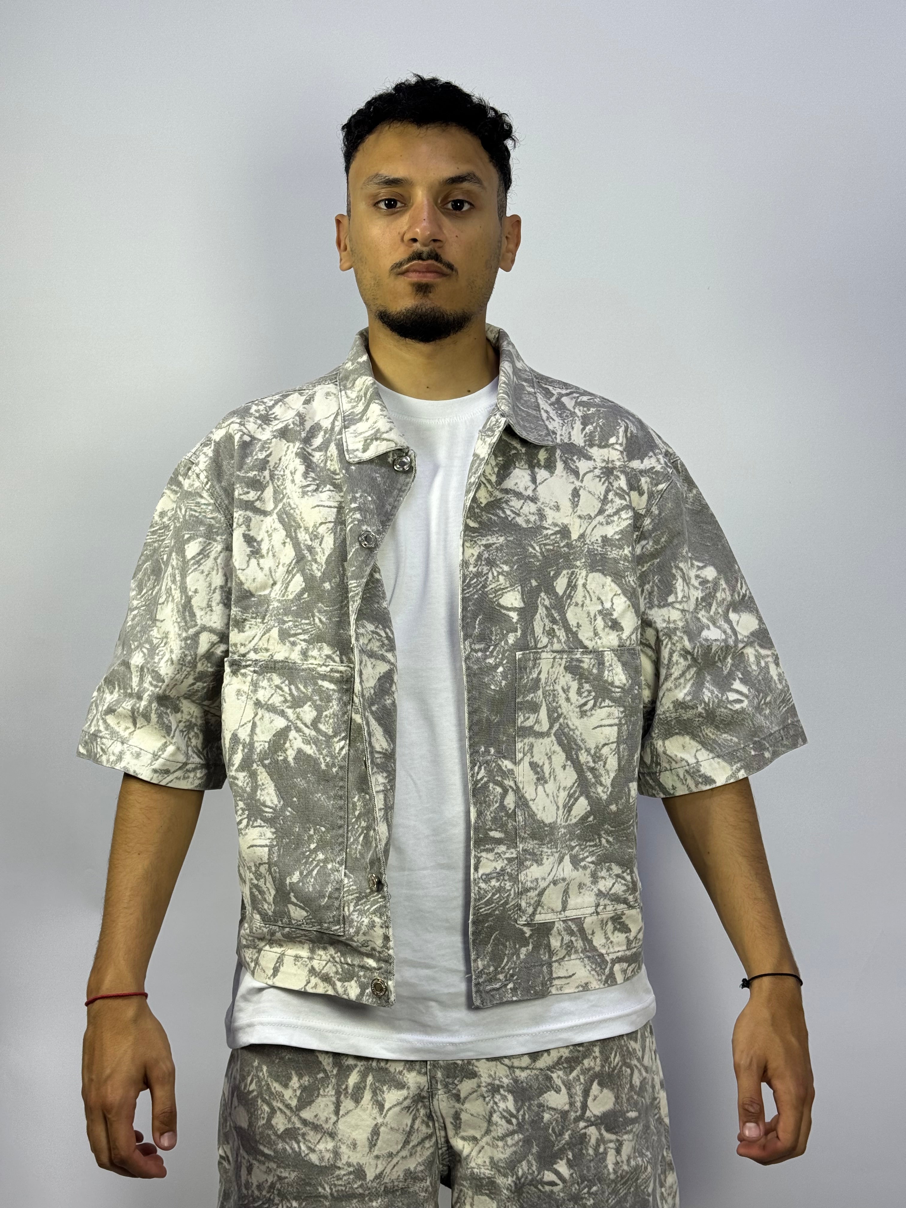 Ensemble Camo Premium Été – Chemise Oversize + Short Streetwear
