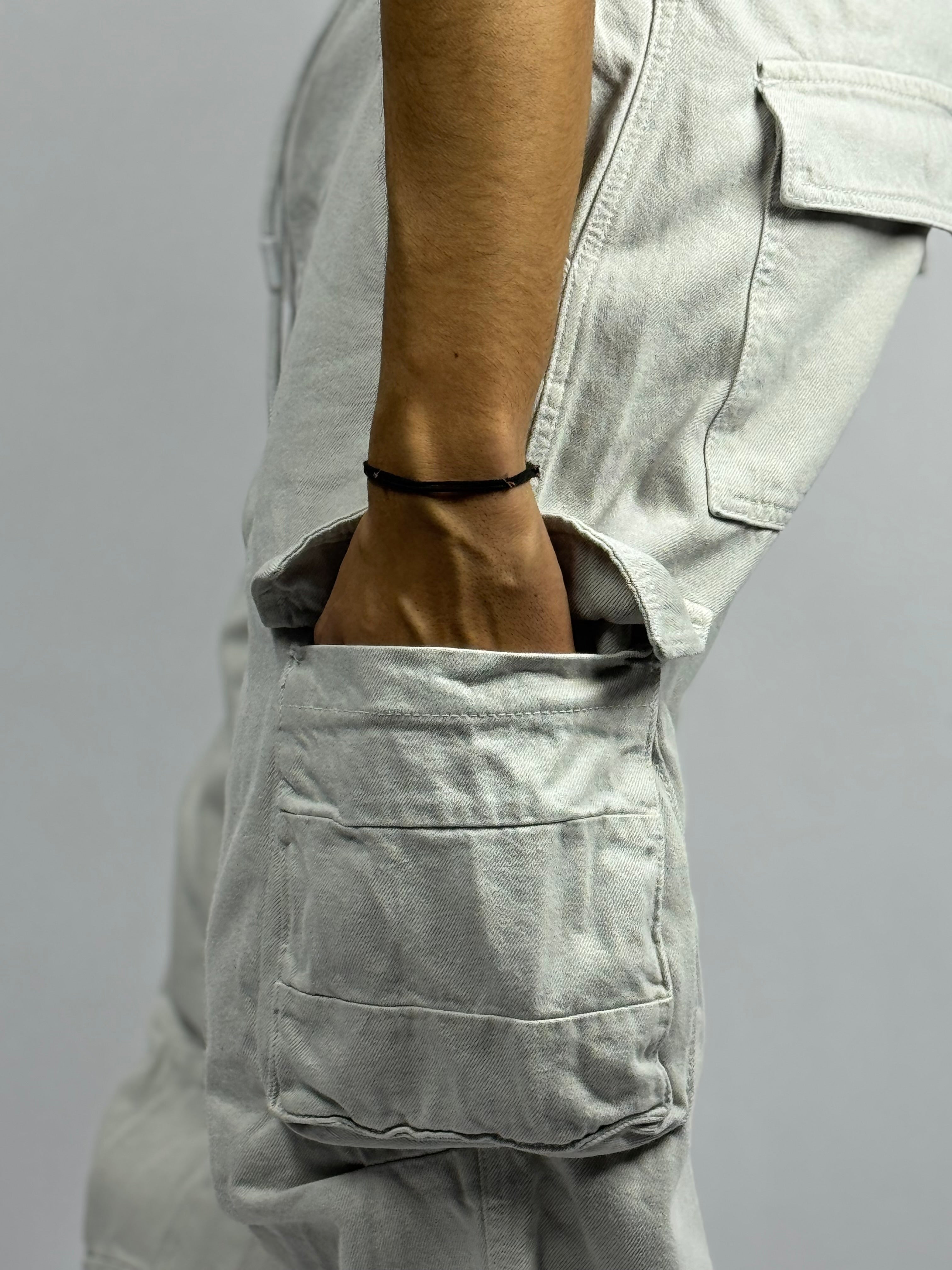 Jogging Homme Gris Blanc Foncé – Coupe Confort & Style Minimal