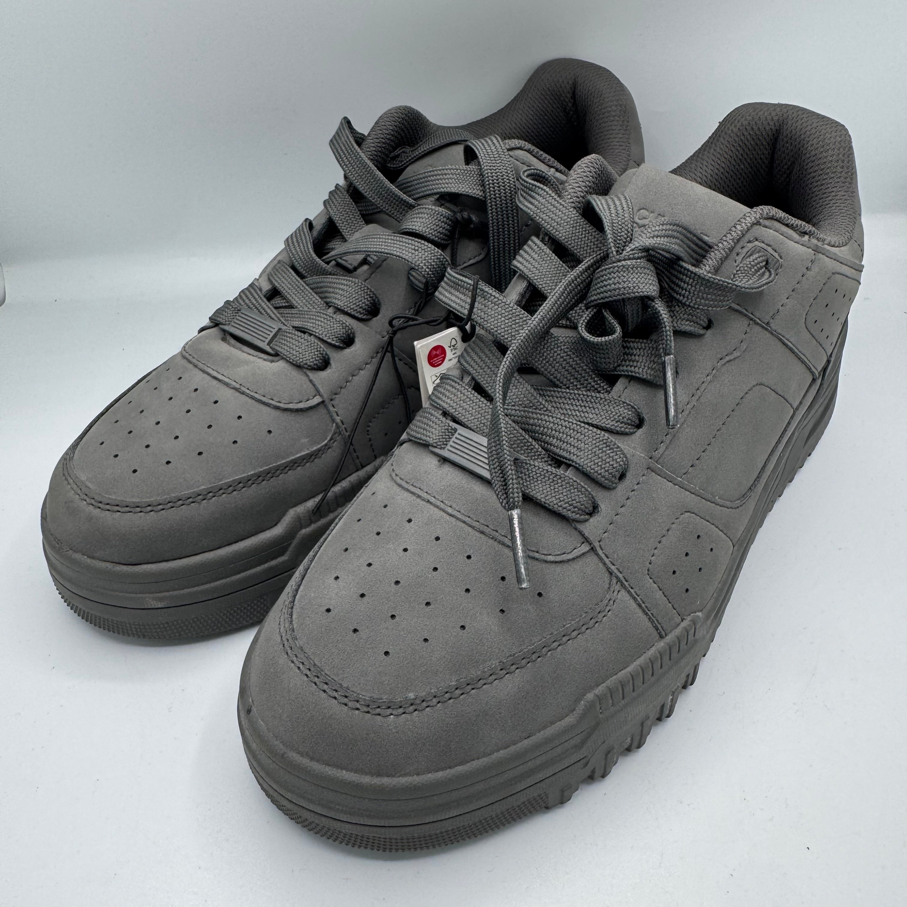 Sneakers ORIGINAL Oversize Gris Suédine – Streetwear Premium