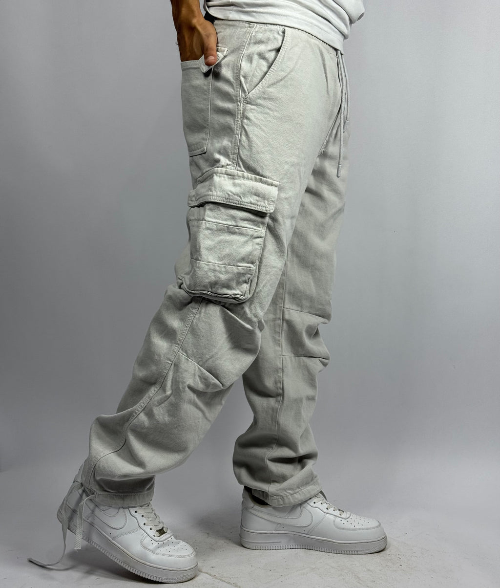 Jogging Homme Gris Blanc Foncé – Coupe Confort & Style Minimal