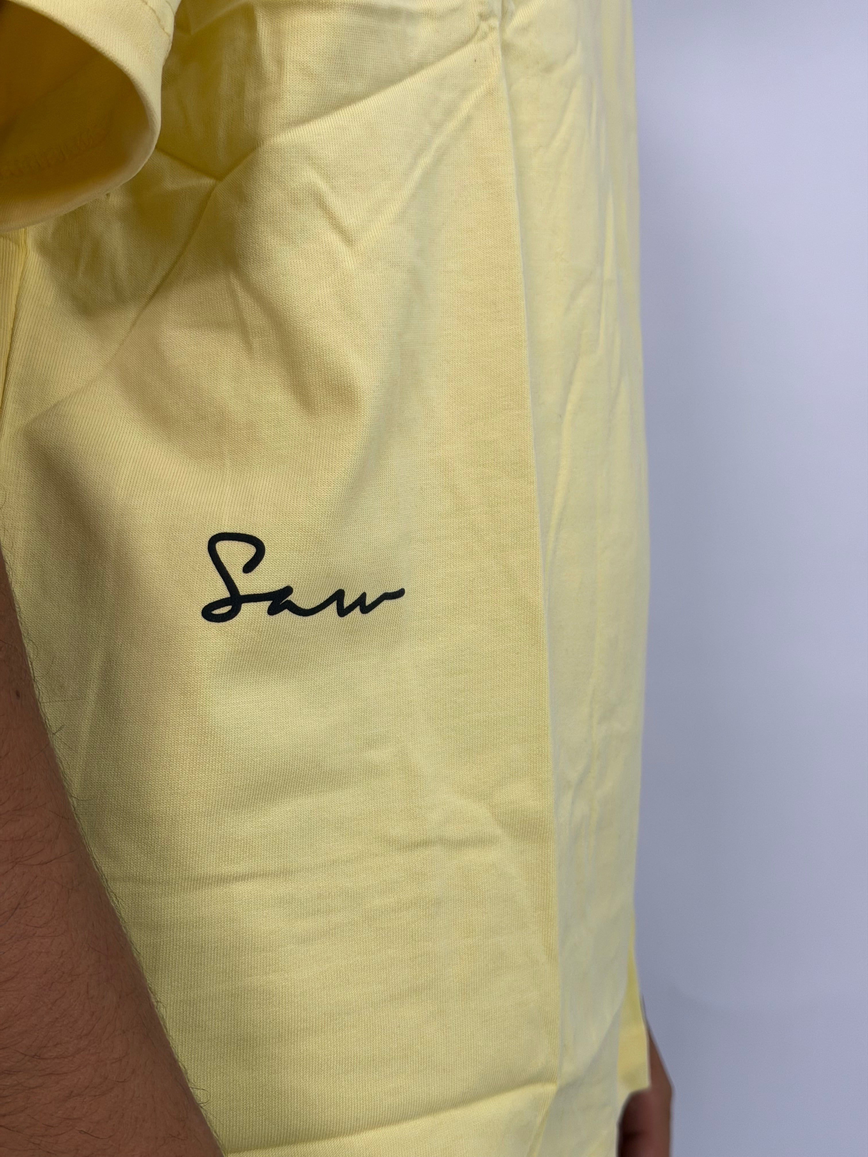 T-shirt ORIGINAL Oversize Jaune – Paisley Statement “I Learned & Changed” Edition