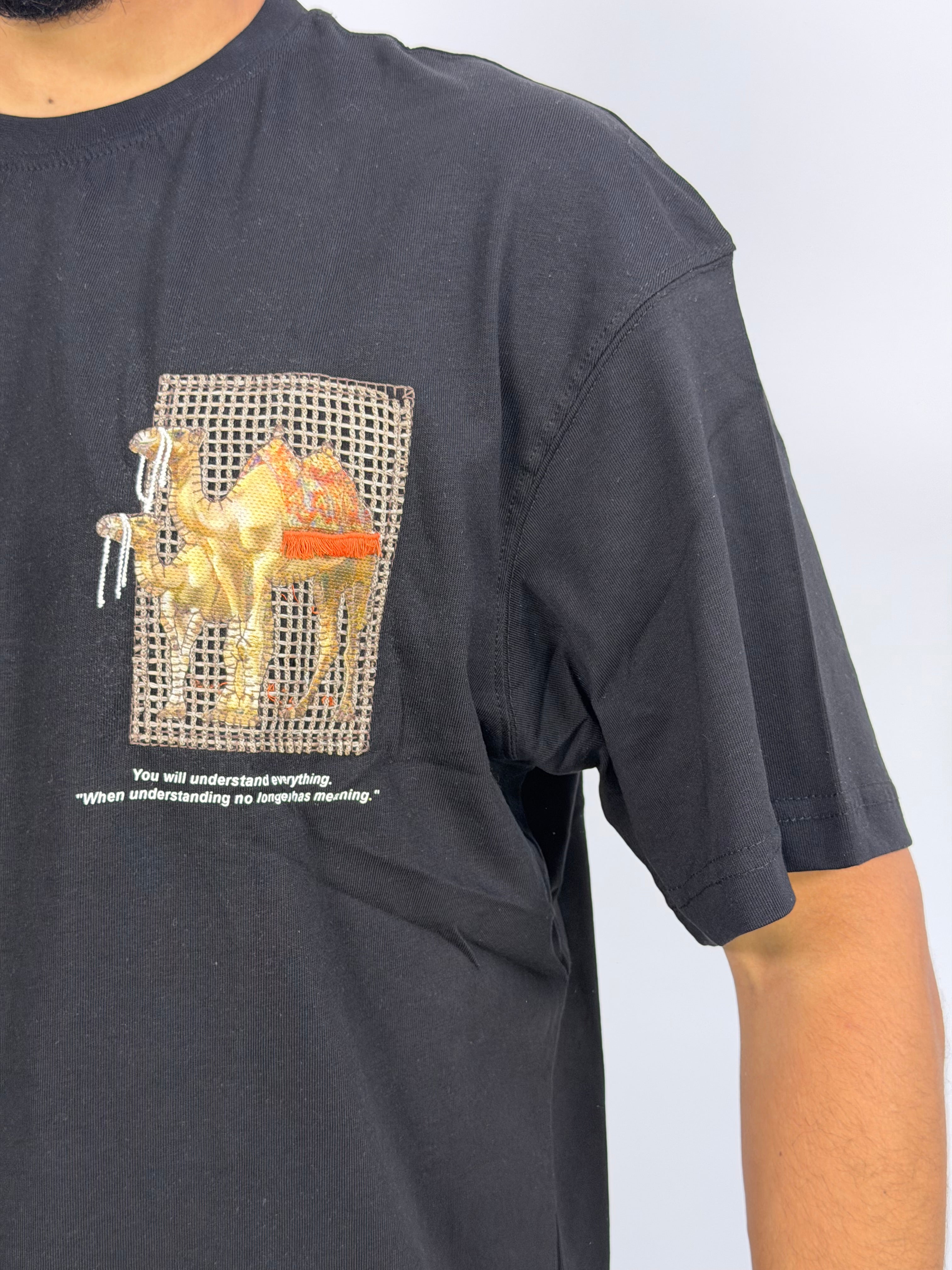 T-shirt ORIGINAL Oversize Noir – Desert Camel Heritage Edition