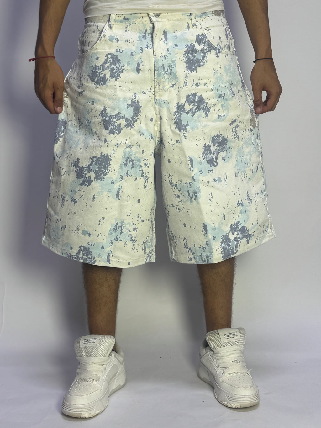 Short Baggy Washed Camo – Streetwear Oversize Été