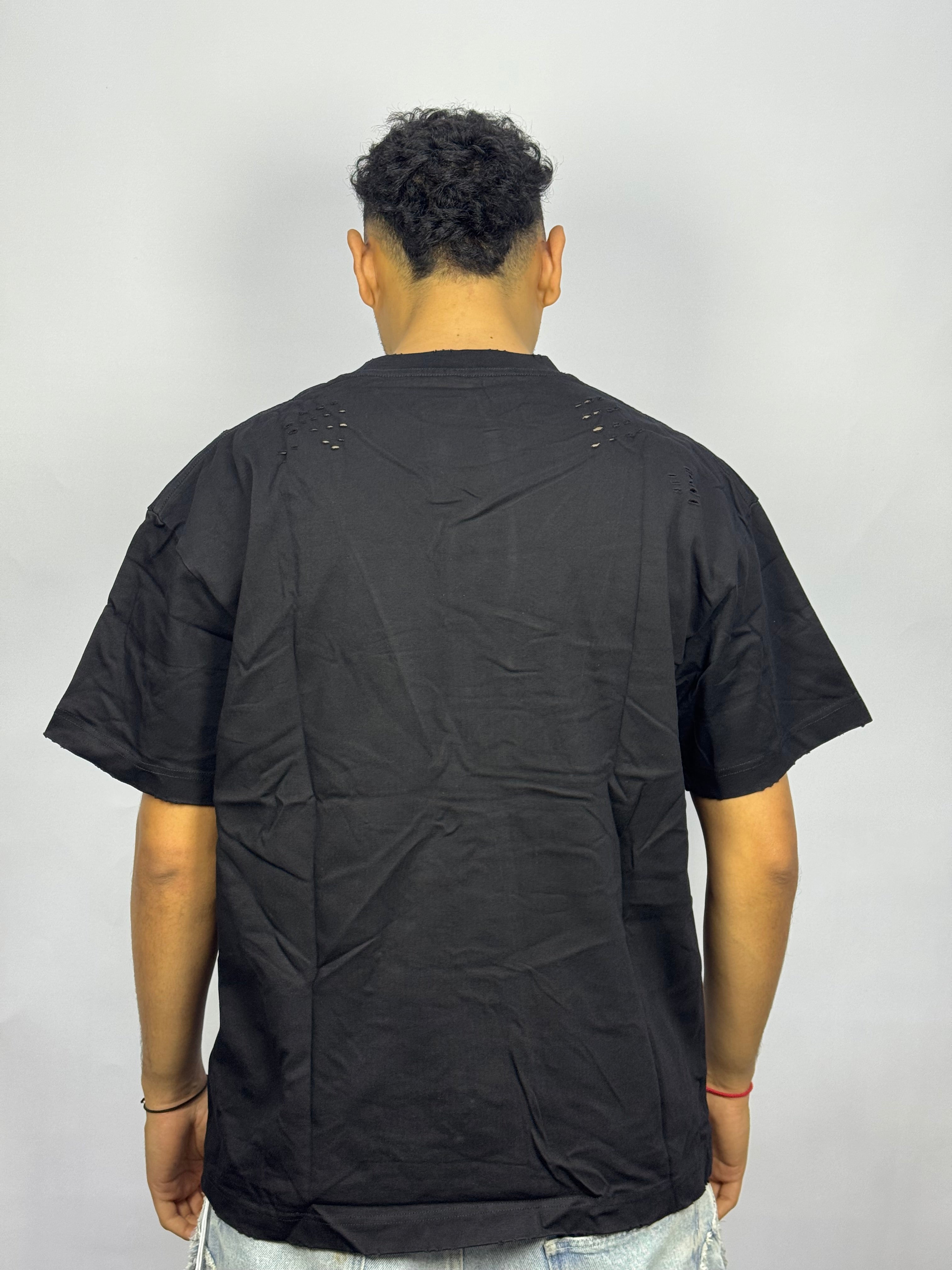 T-shirt Noir Oversize Simple