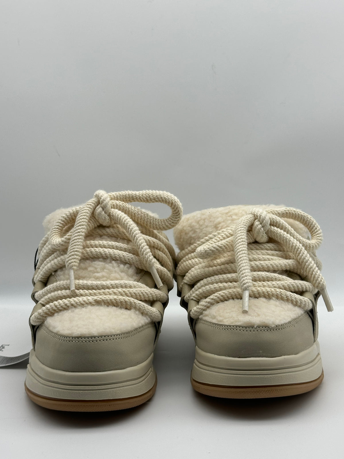 Sneakers ORIGINAL fourrées beige et crème