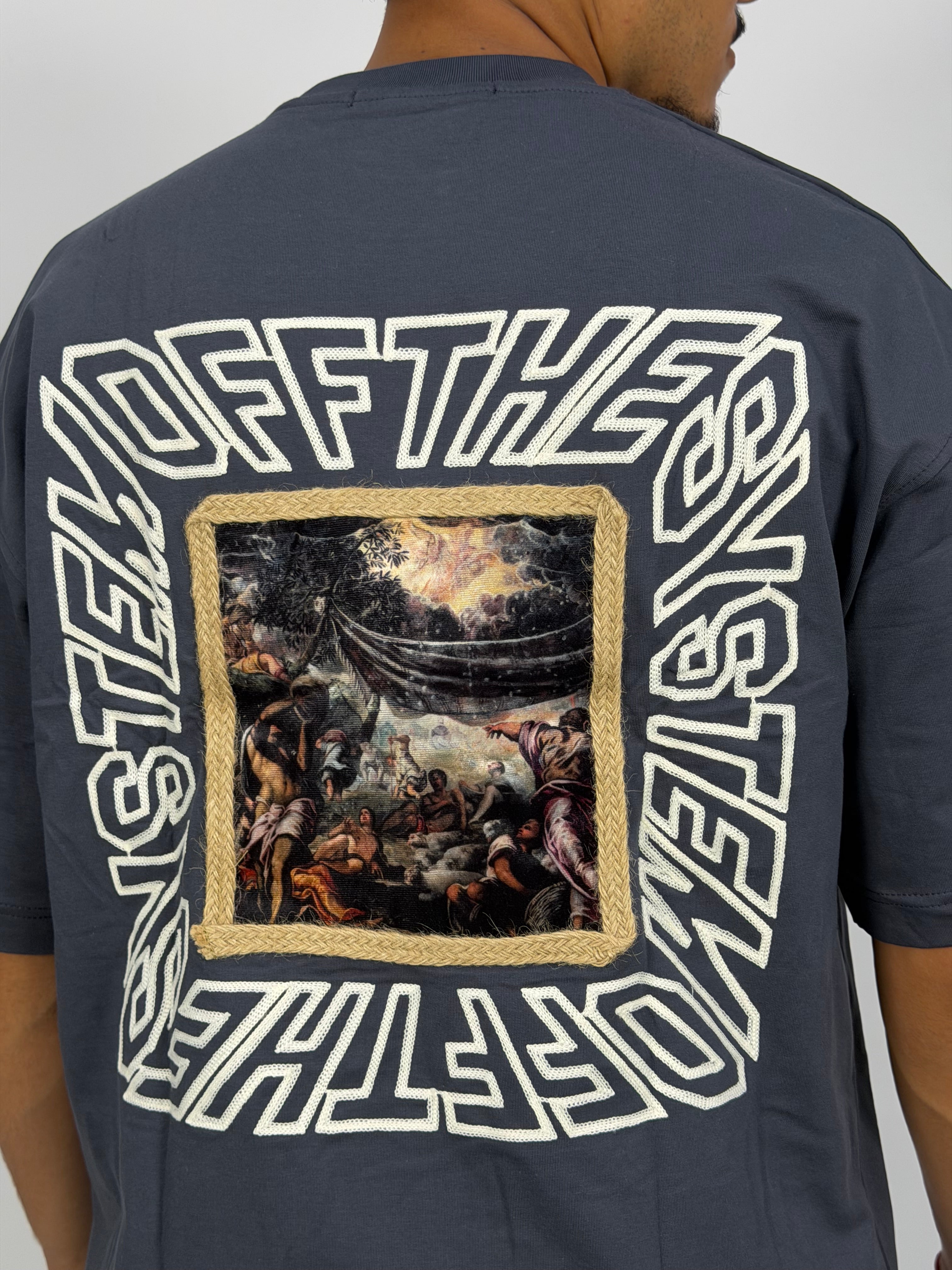 T-shirt ORIGINAL Oversize Gris – OFFTHE SYSTEM Vintage Frame Edition
