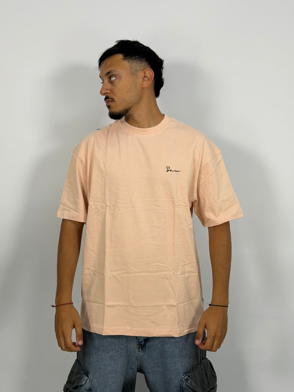 T-shirt ORIGINAL Oversize Saumon – Signature Minimal Edition