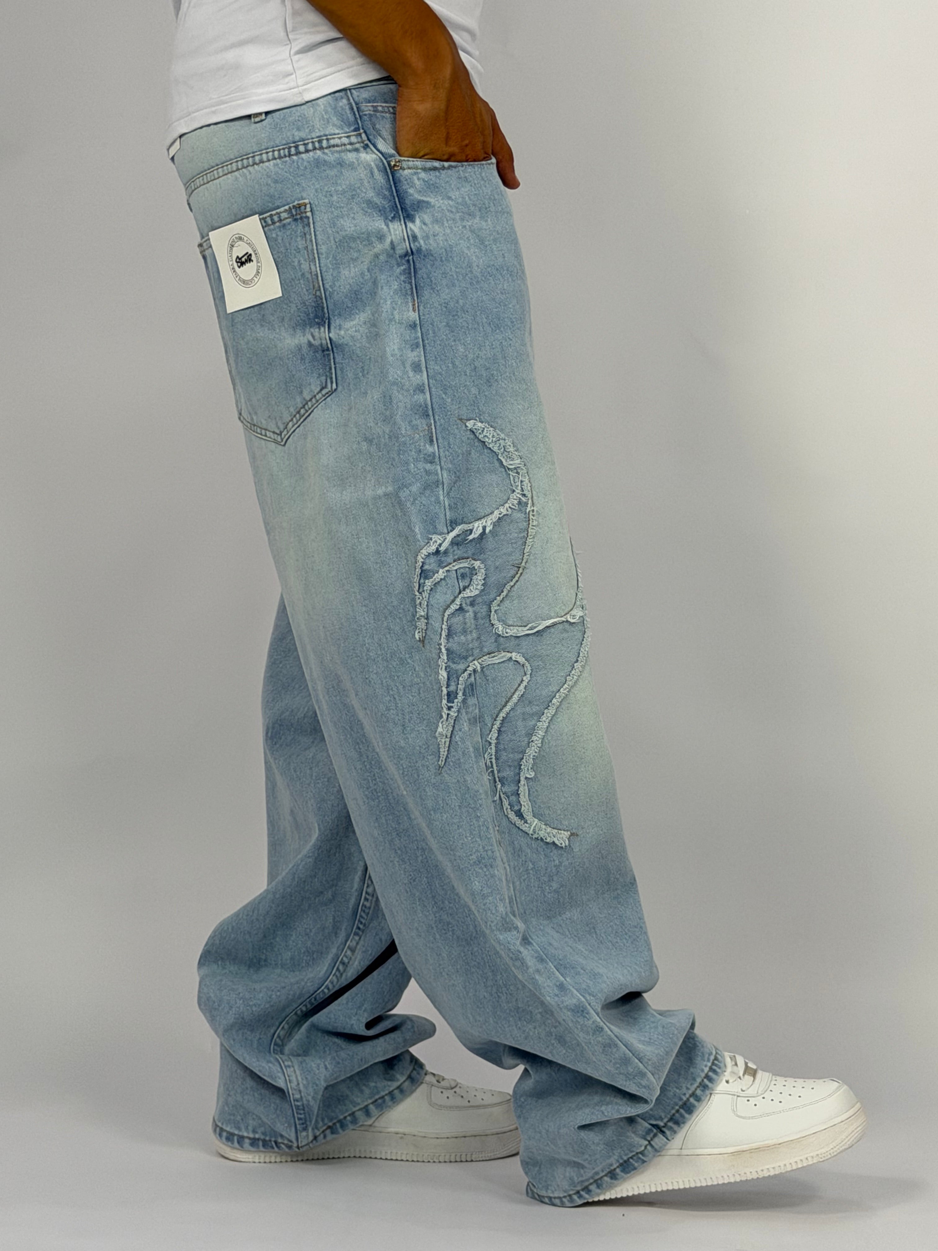 Jeans 1 ère Qualité Collection Flamme Bleu  – PREMIUM