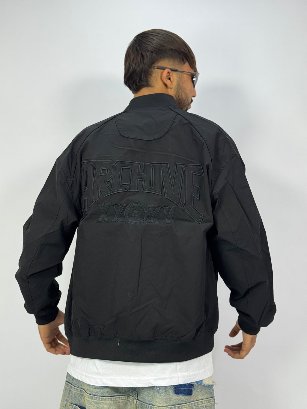 Veste Blouson Noir Monochrome – Urban Form