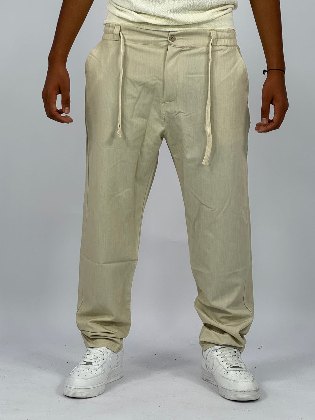 Pantalon Premium Beige – Coupe Relax & Style Minimaliste