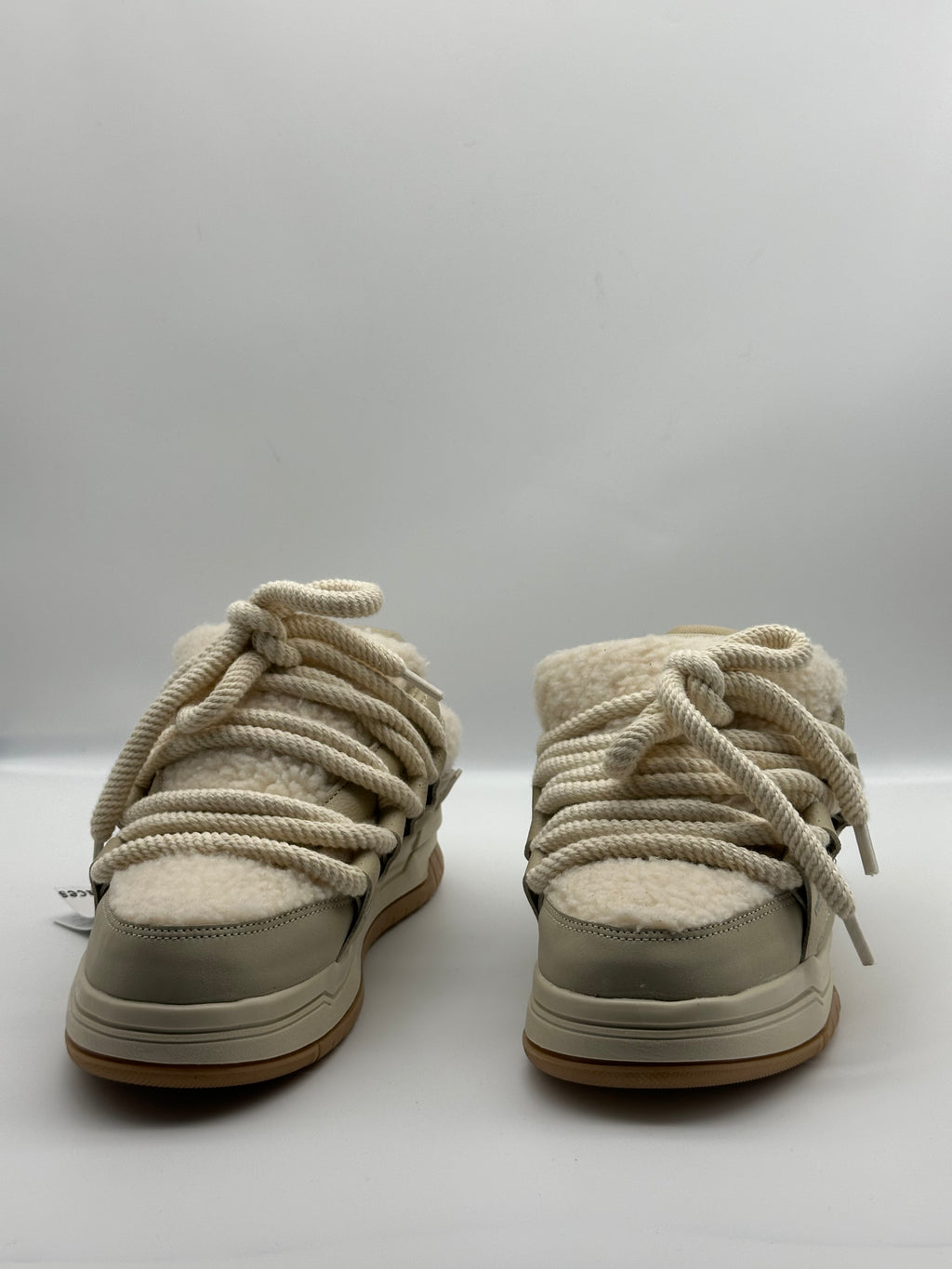 Sneakers ORIGINAL fourrées beige et crème