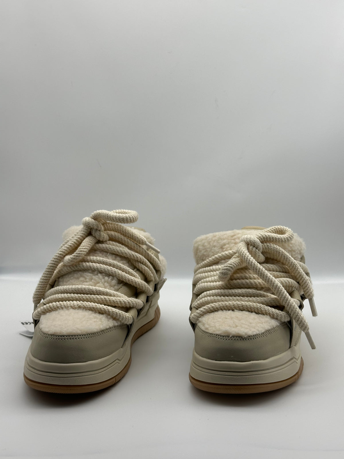 Sneakers ORIGINAL fourrées beige et crème