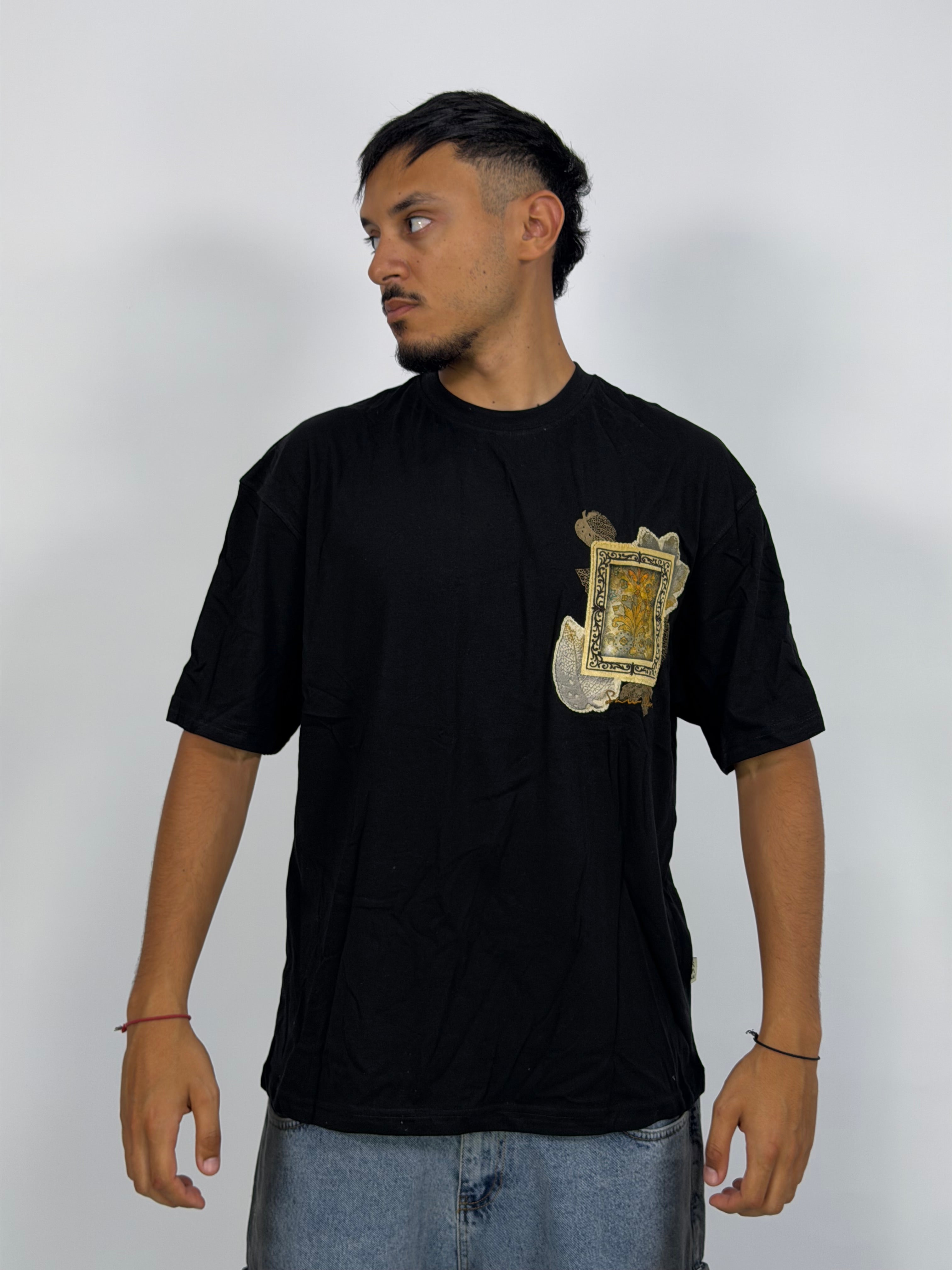 T-shirt ORIGINAL Oversize Noir – Paisley Message Edition