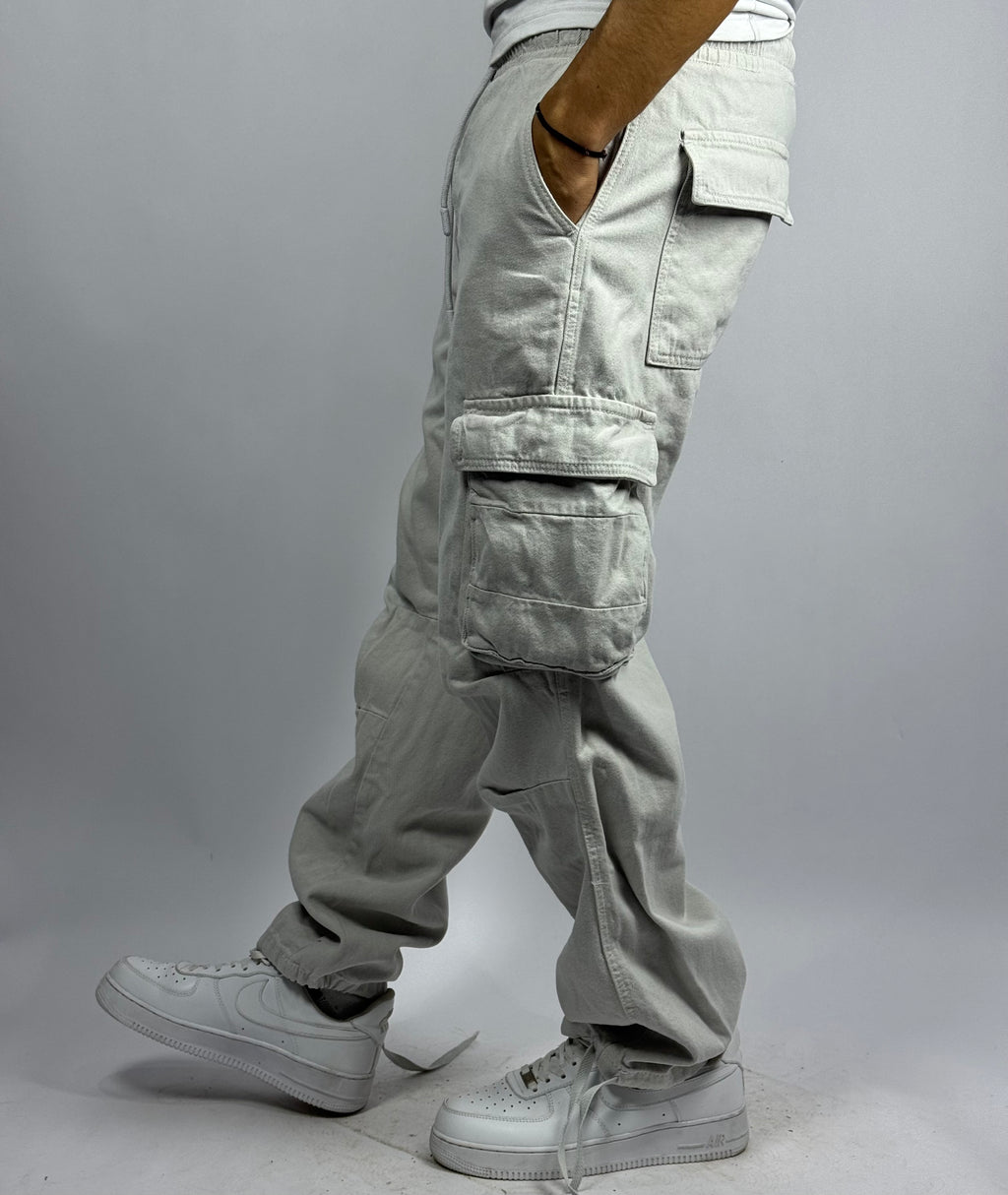 Jogging Homme Gris Blanc Foncé – Coupe Confort & Style Minimal