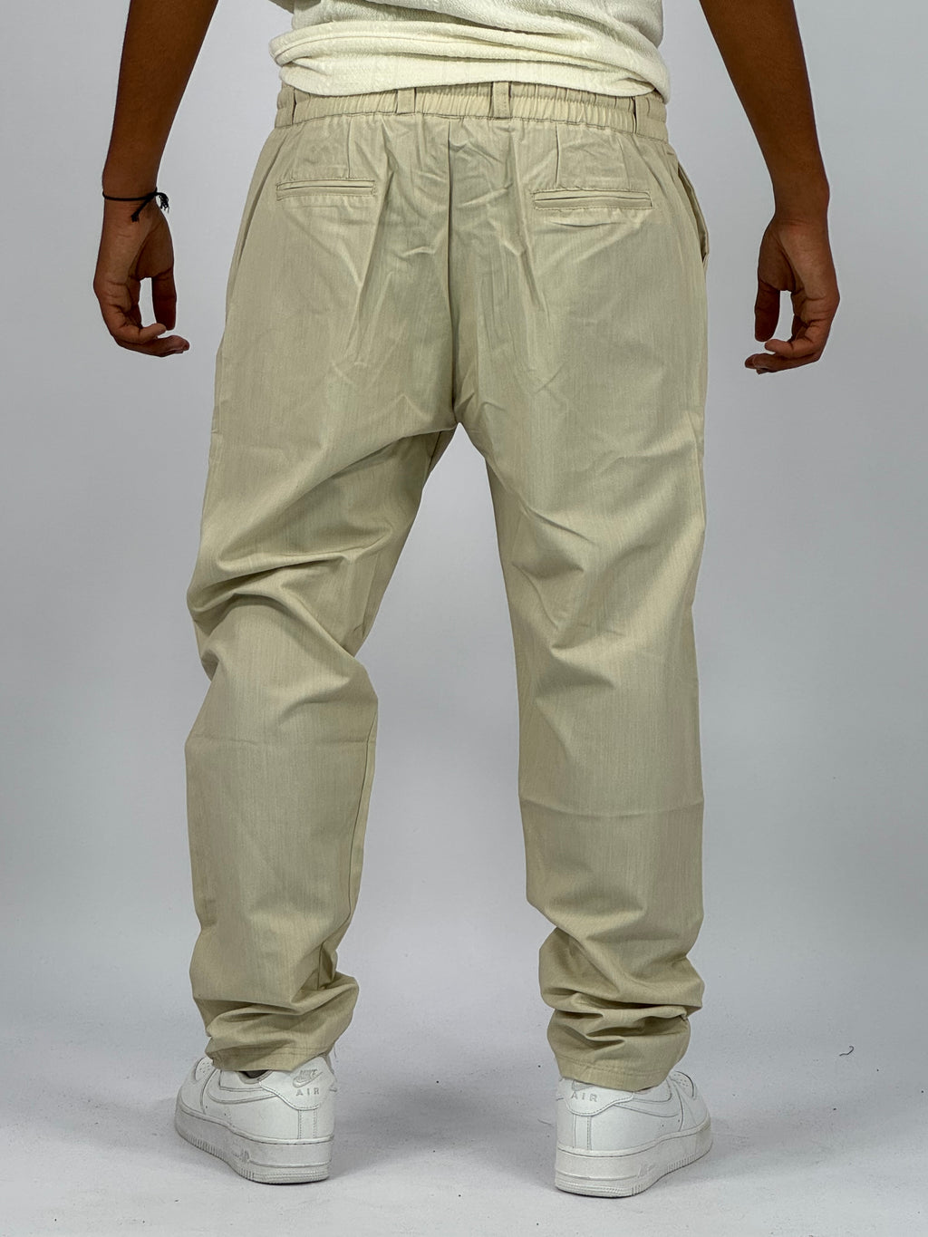 Pantalon Premium Beige – Coupe Relax & Style Minimaliste
