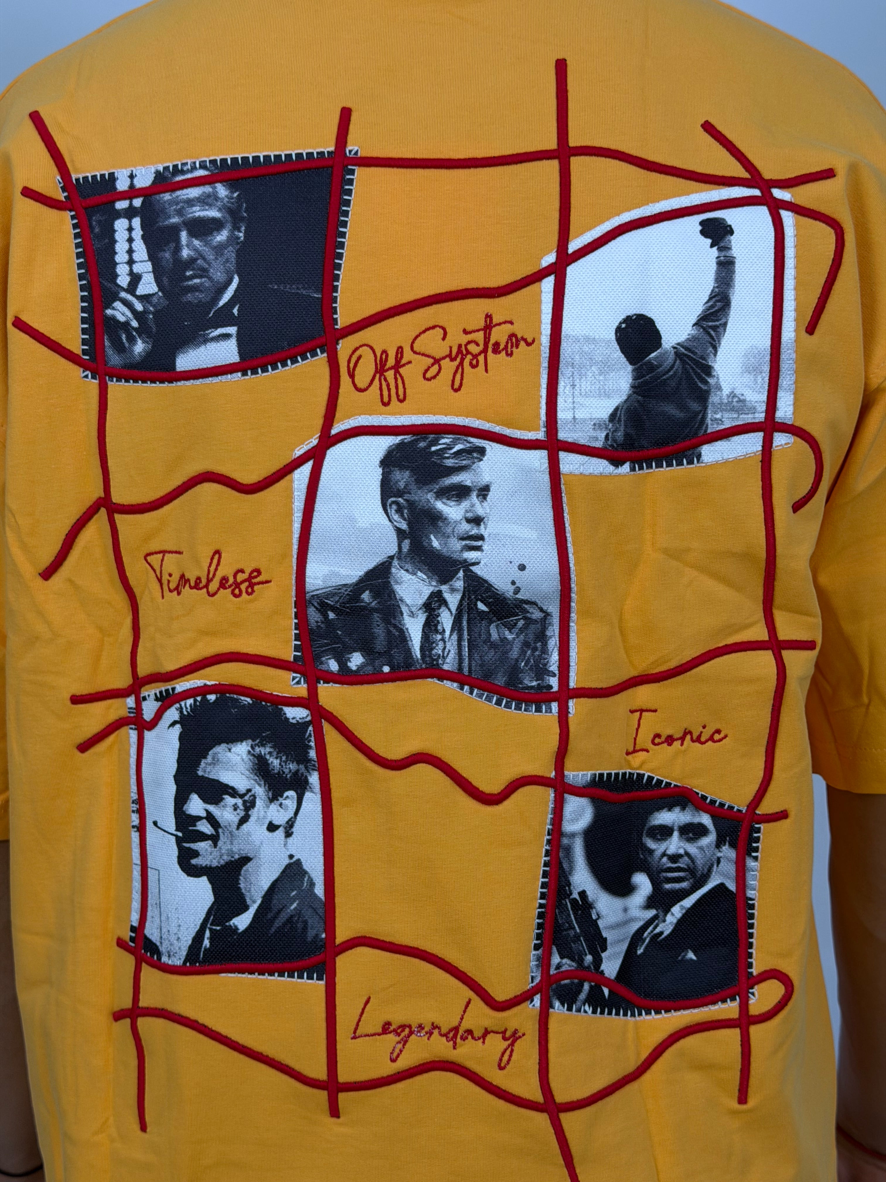 T-shirt ORIGINAL Oversize Orange – Icons Grid “Legendary” Edition