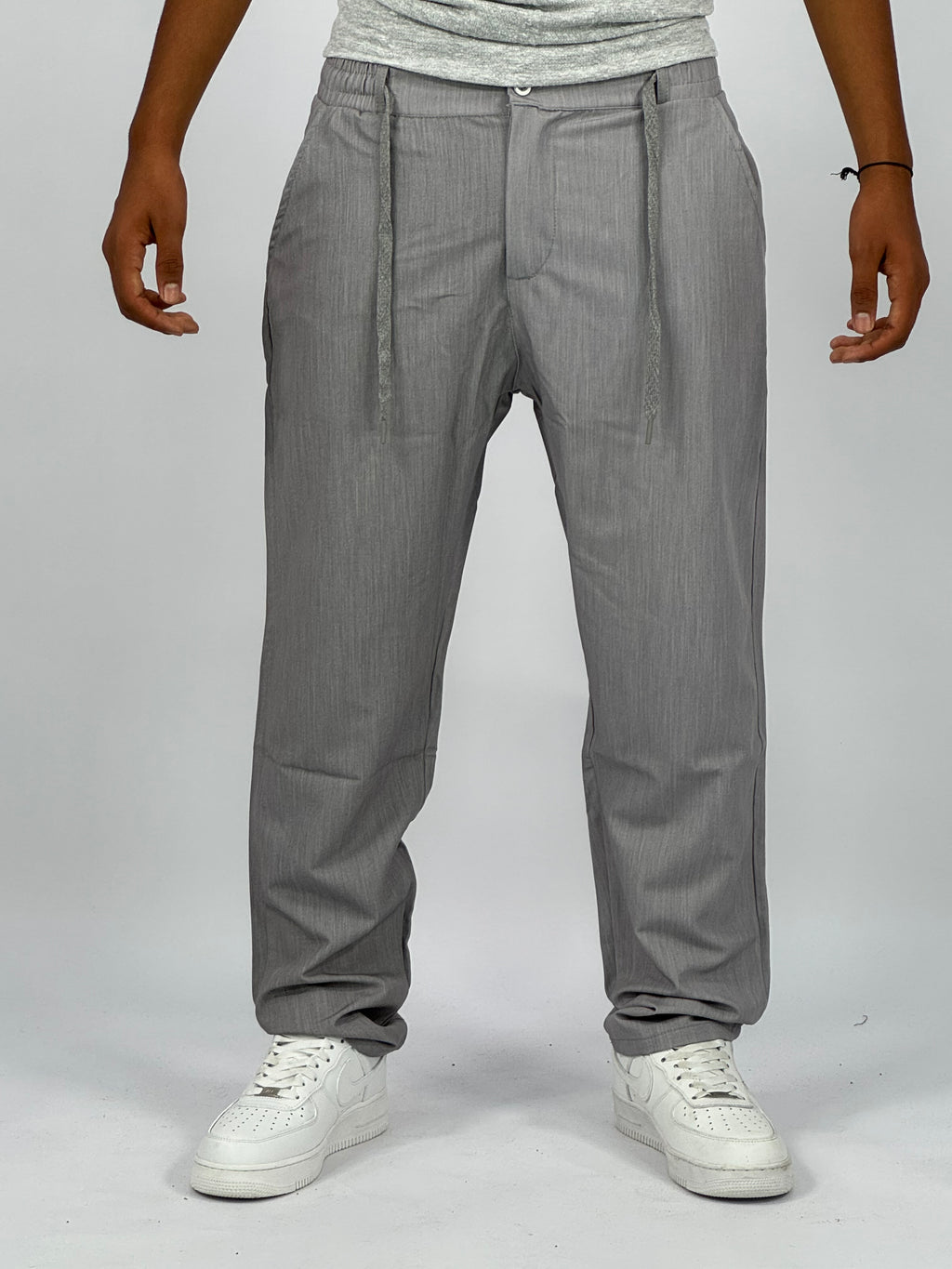 Pantalon Premium Gris – Coupe Relax & Style Minimaliste