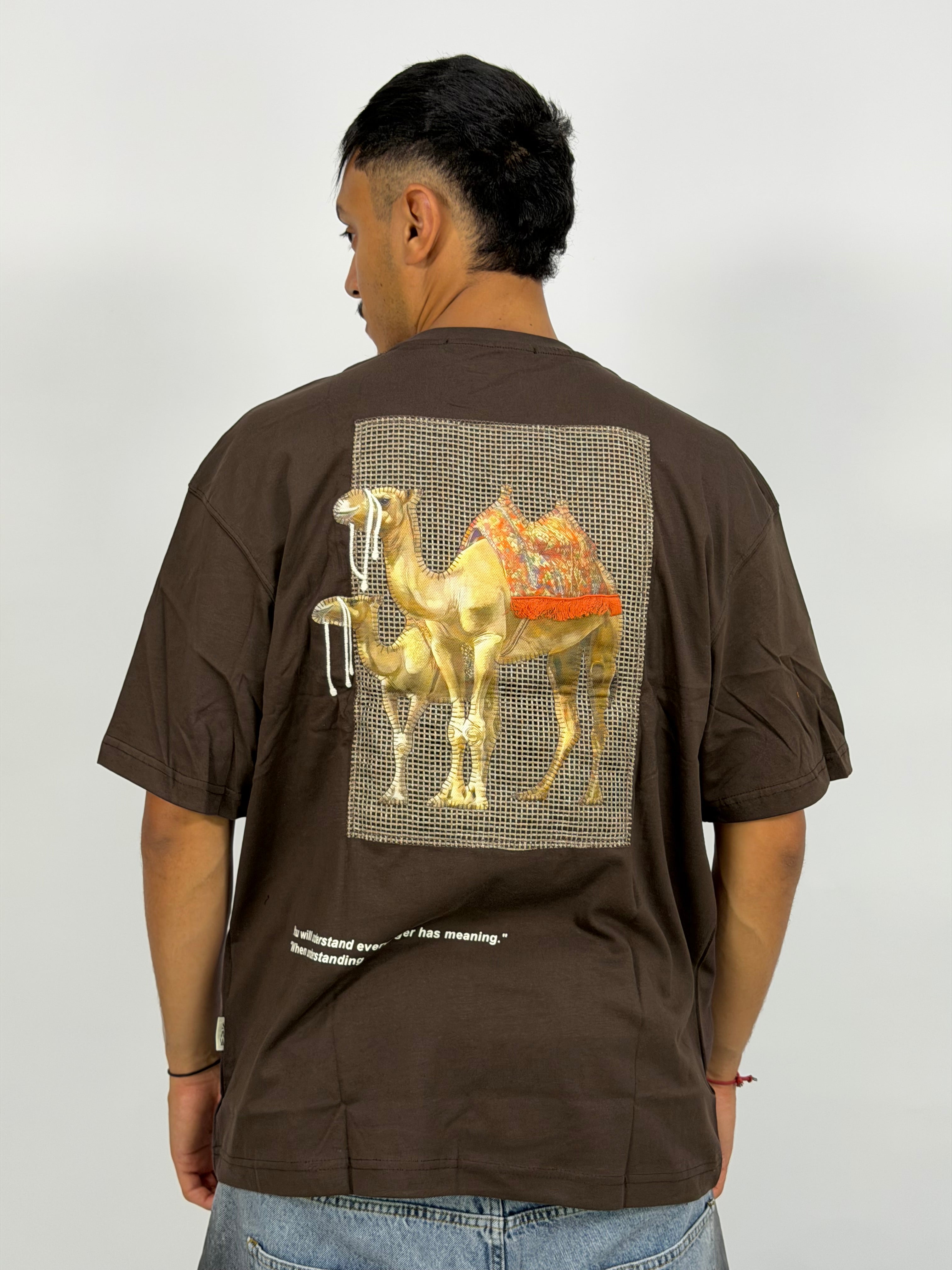 T-shirt ORIGINAL Oversize Marron – Desert Camel Heritage Edition