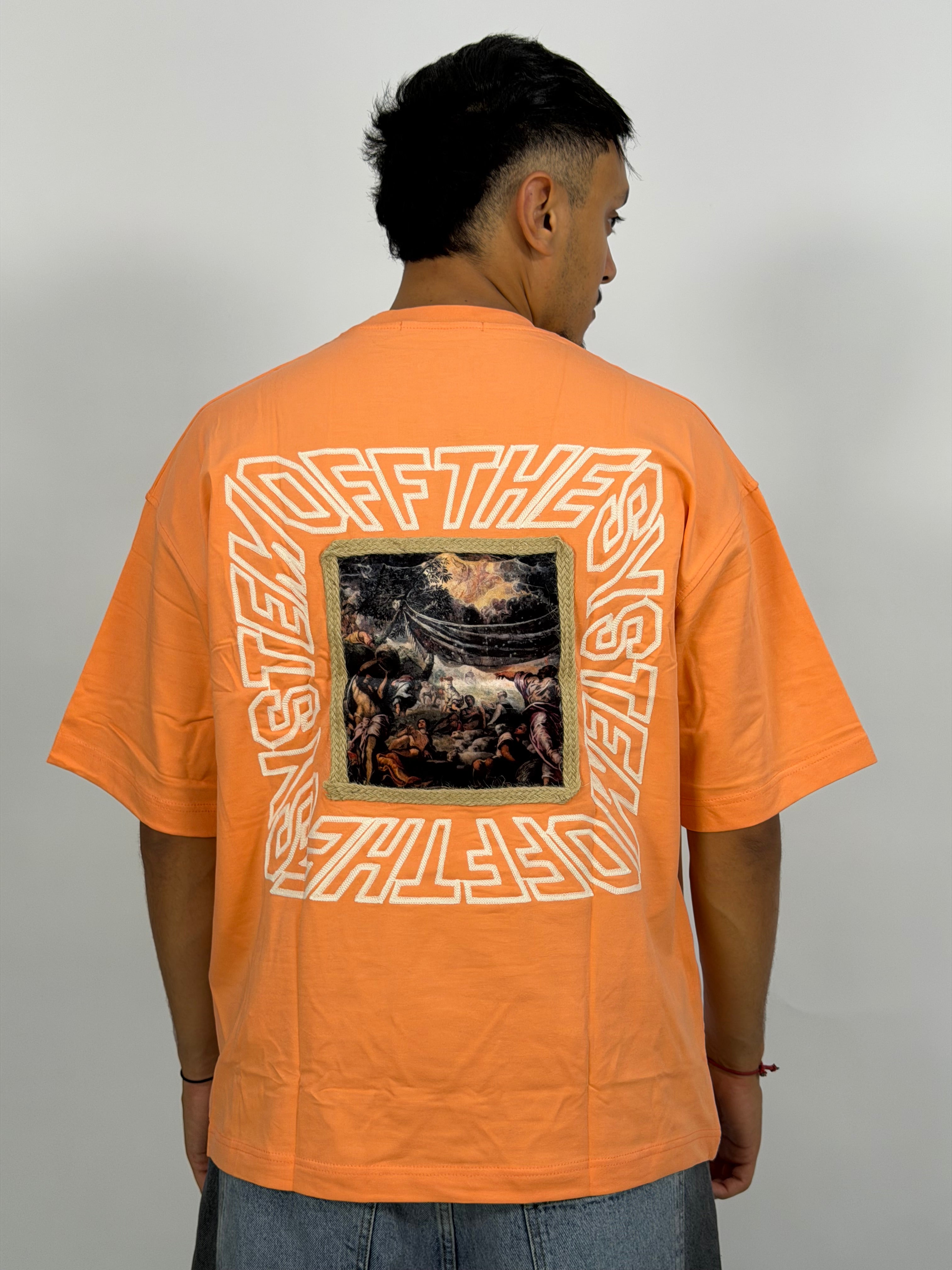 T-shirt ORIGINAL Oversize Orange – OFFTHE SYSTEM Vintage Frame Edition