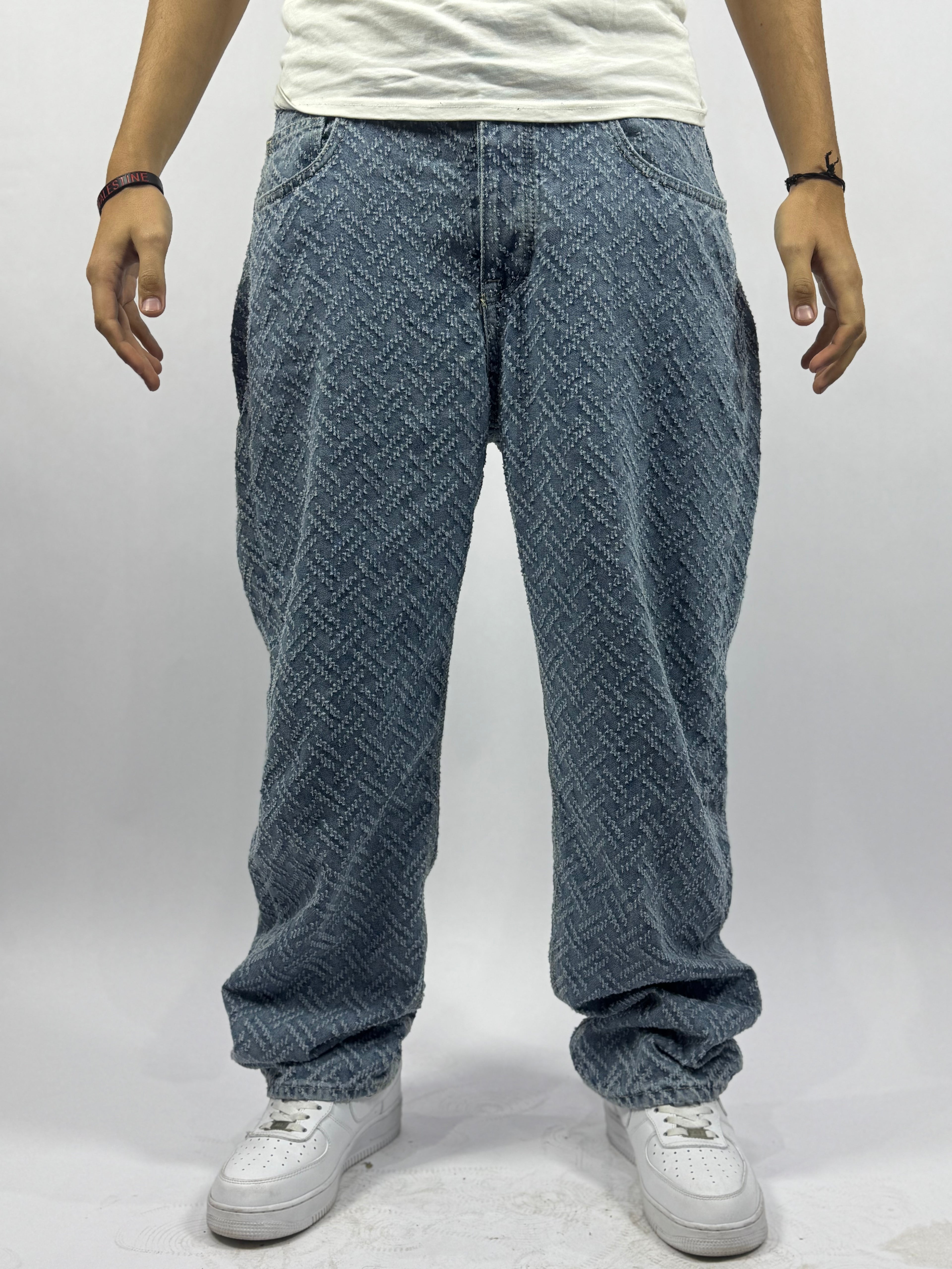Jean Baggy Premium à Motifs Brodés ( Model B )