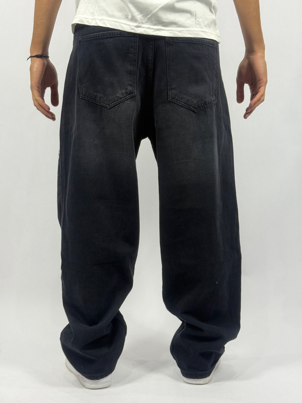 Jeans Noir Collection Street – Détails Contrastés | 1ère Qualité (Model B)