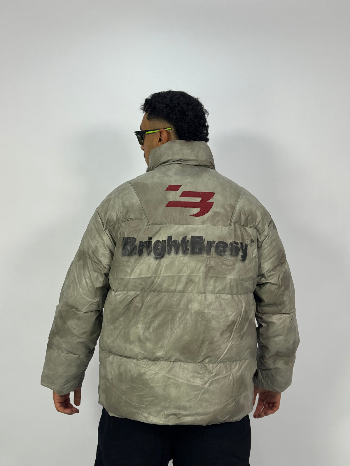 Puffer Stonewash – Sage Grey