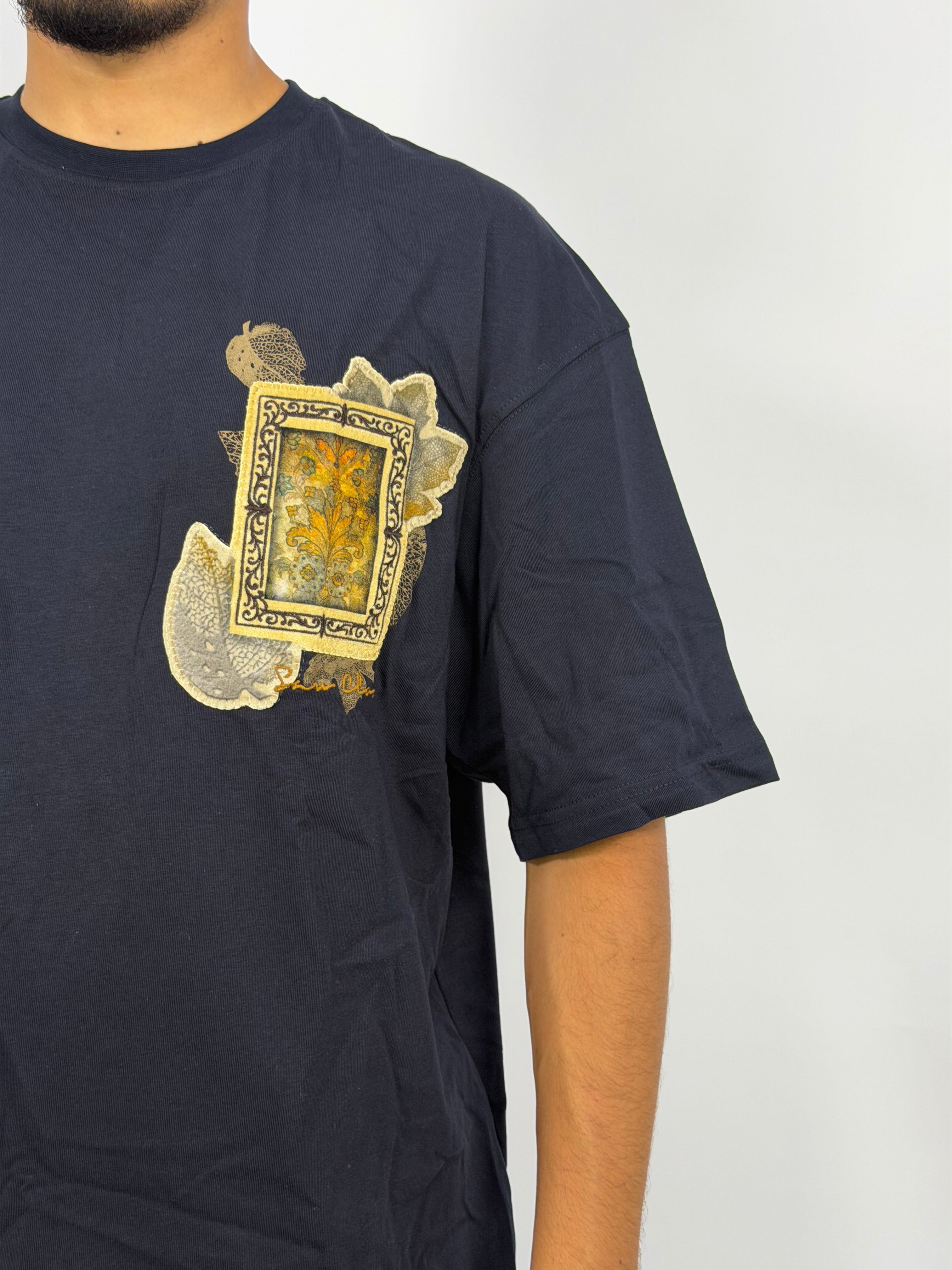 T-shirt ORIGINAL Oversize Bleu – Paisley Message Edition