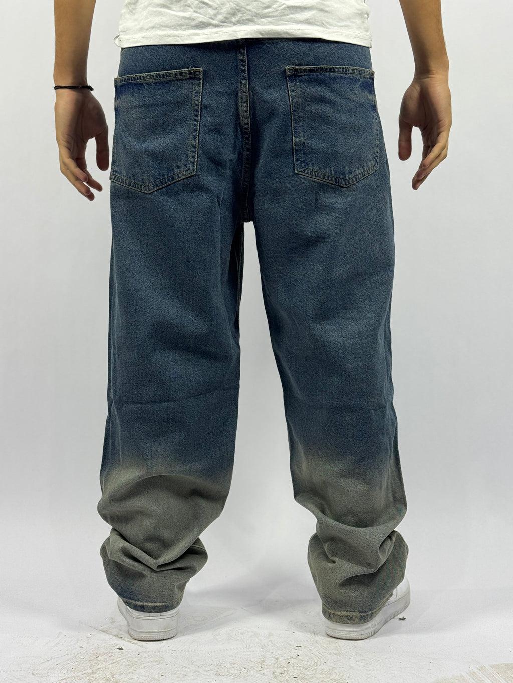 Jean Loose Dégradé – Bleu Vintage