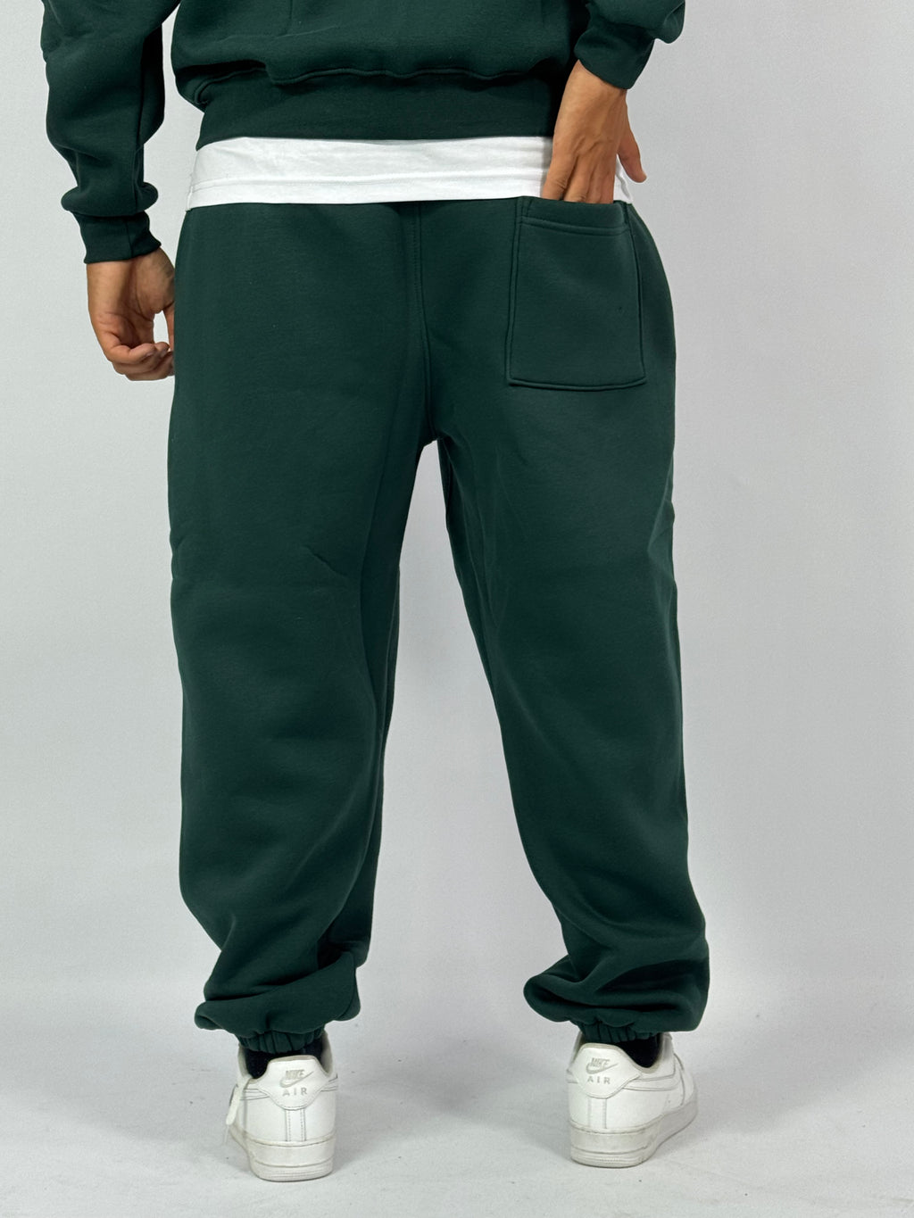 Ensemble Veste Streetwear Oversize Vert – Veste & Pantalon