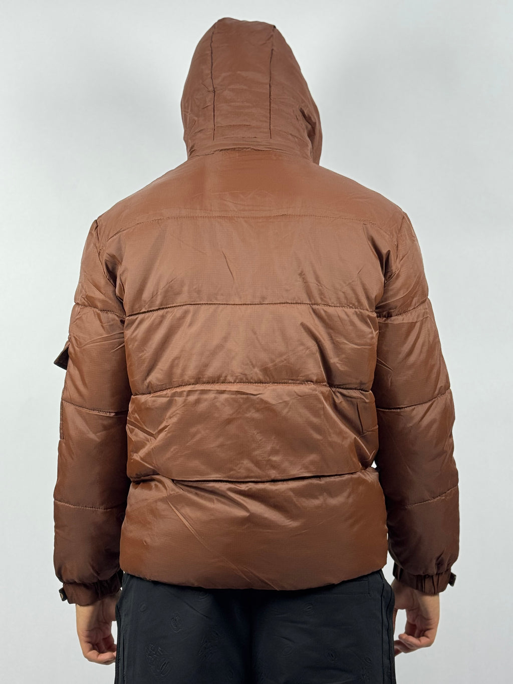 Doudoune Homme Marron Intense – Confort Matelassé & Finition Élégante