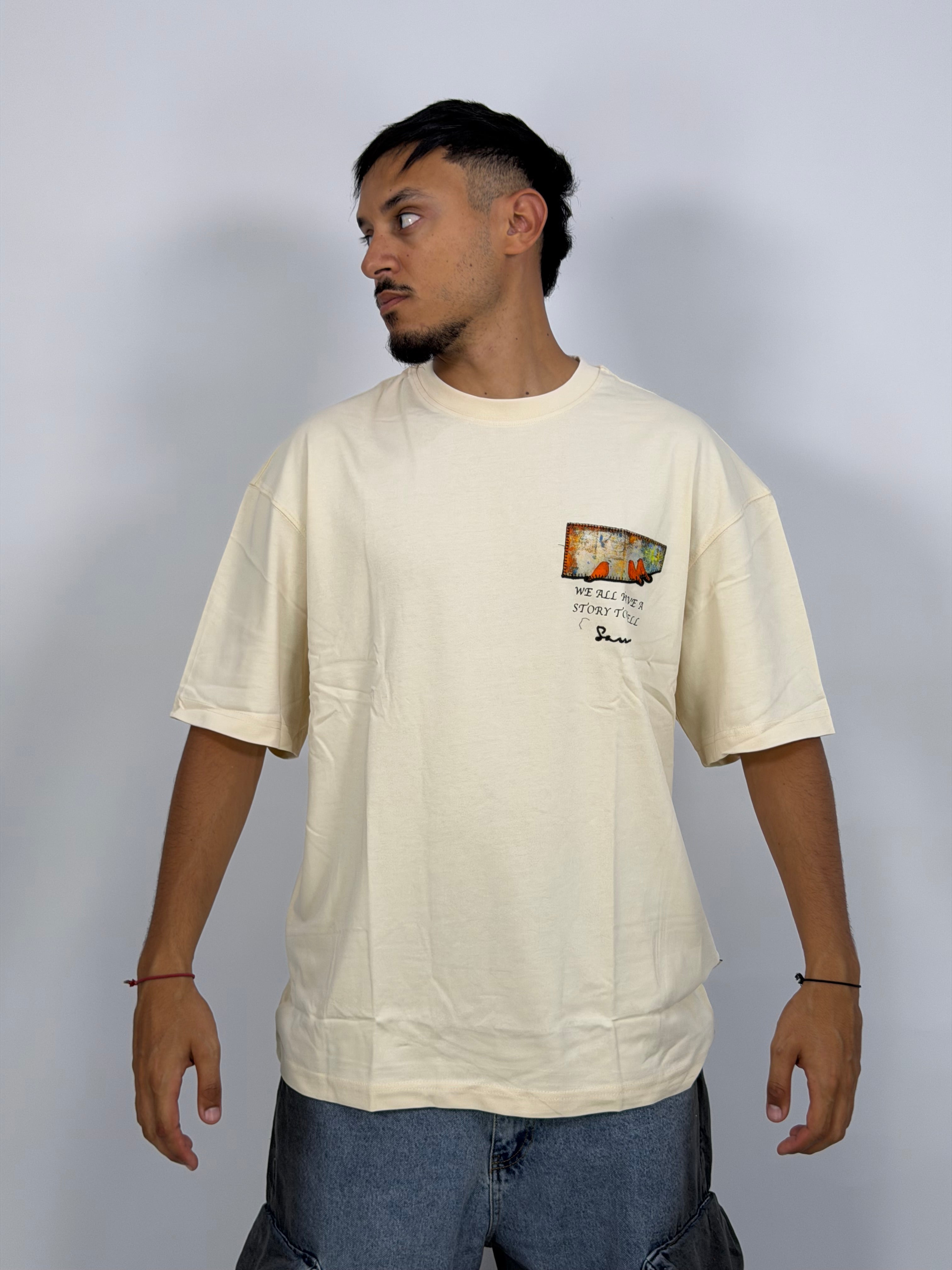 T-shirt ORIGINAL Oversize Ecru – Story Frame Raven Edition