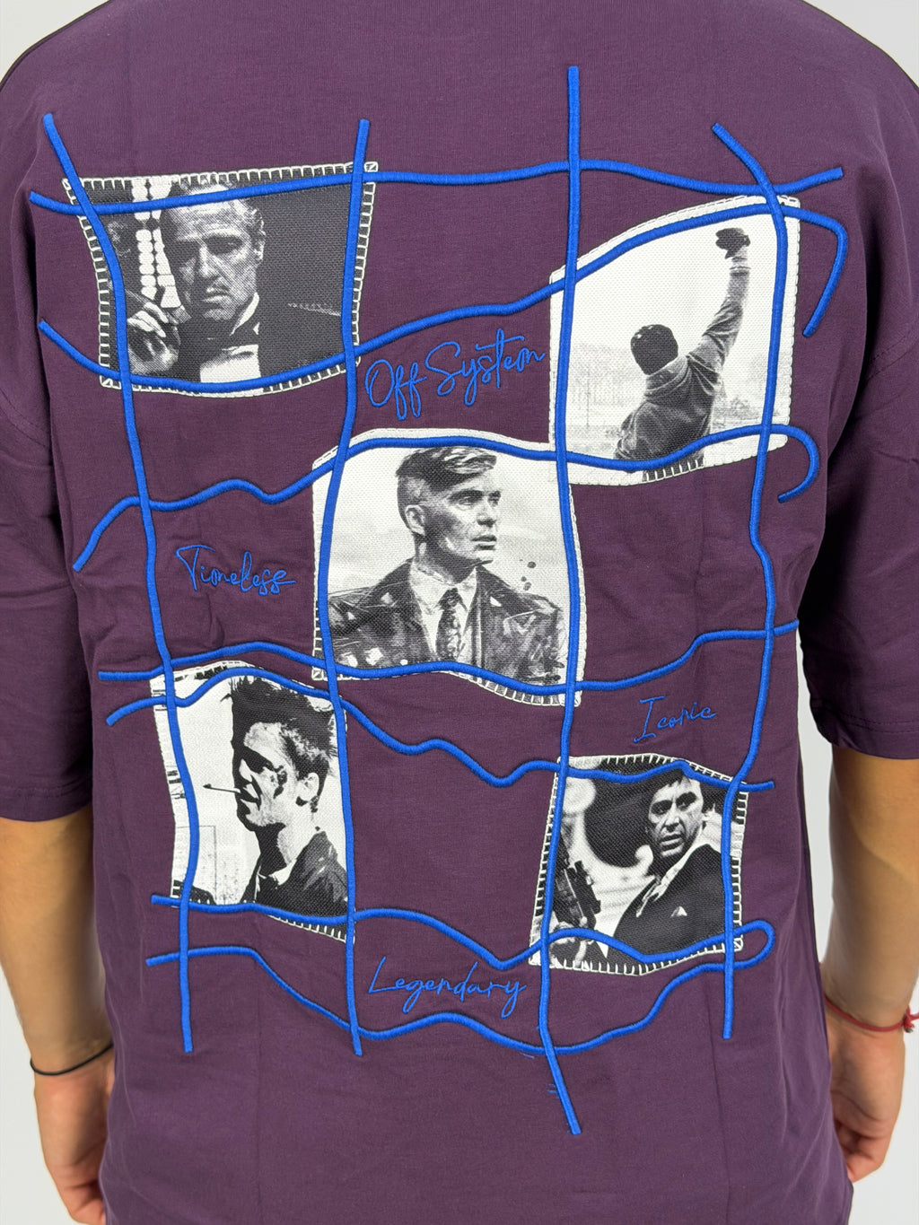 T-shirt ORIGINAL Oversize Mauve - Icons Grid “Legendary” Edition