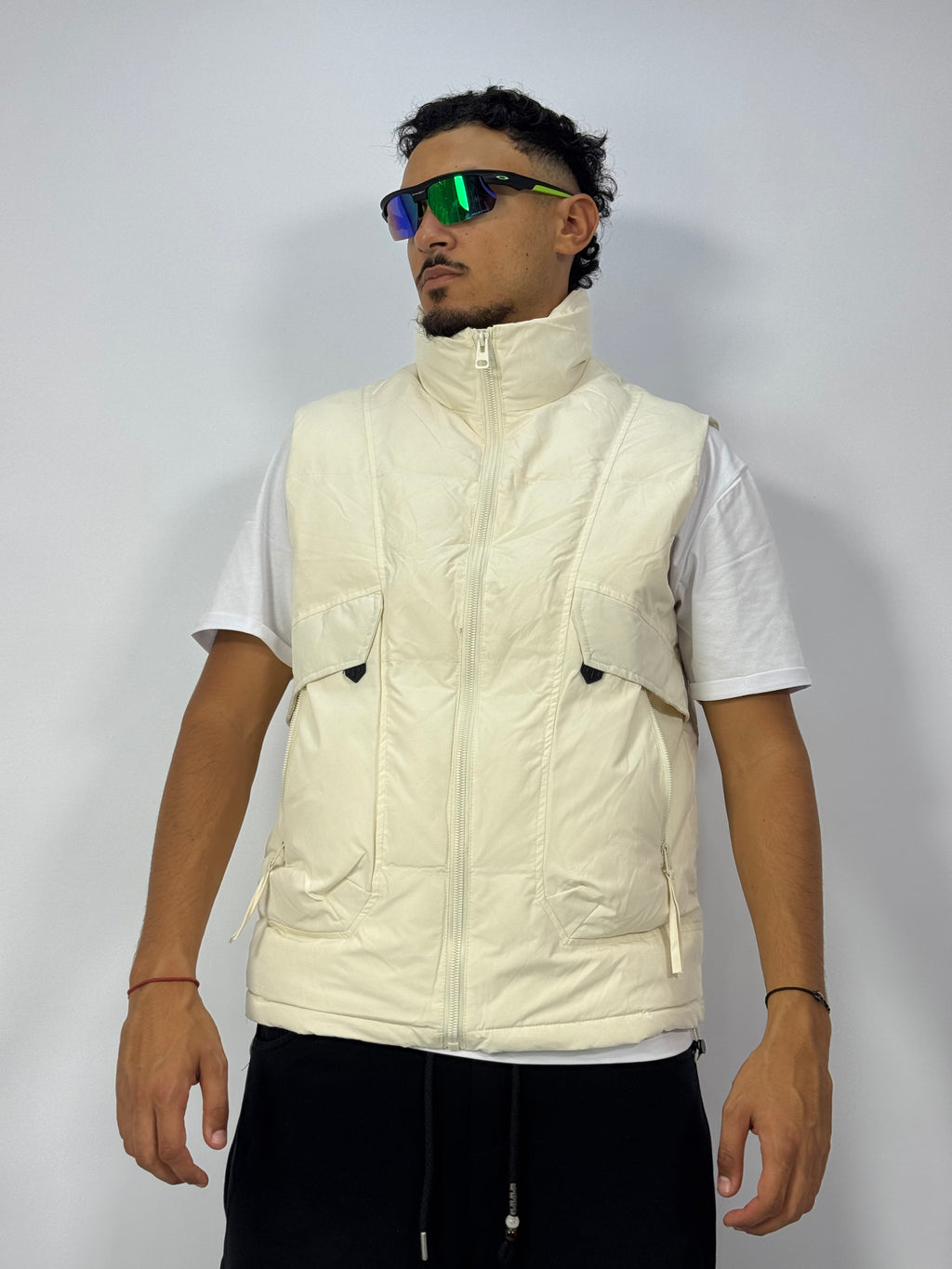Doudoune 1 ère Qualité Blanc – Gilet Puffer Classe