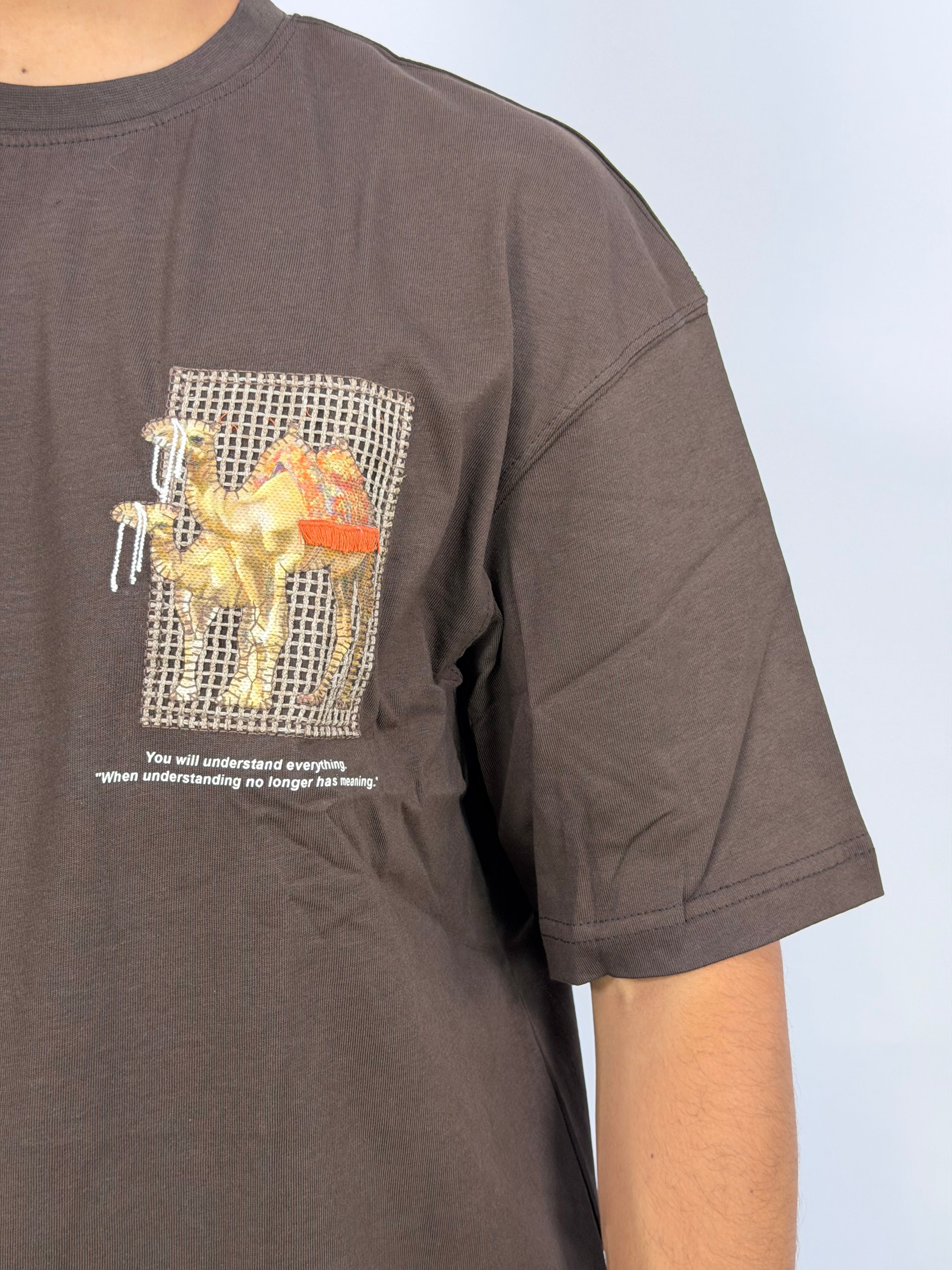 T-shirt ORIGINAL Oversize Marron – Desert Camel Heritage Edition