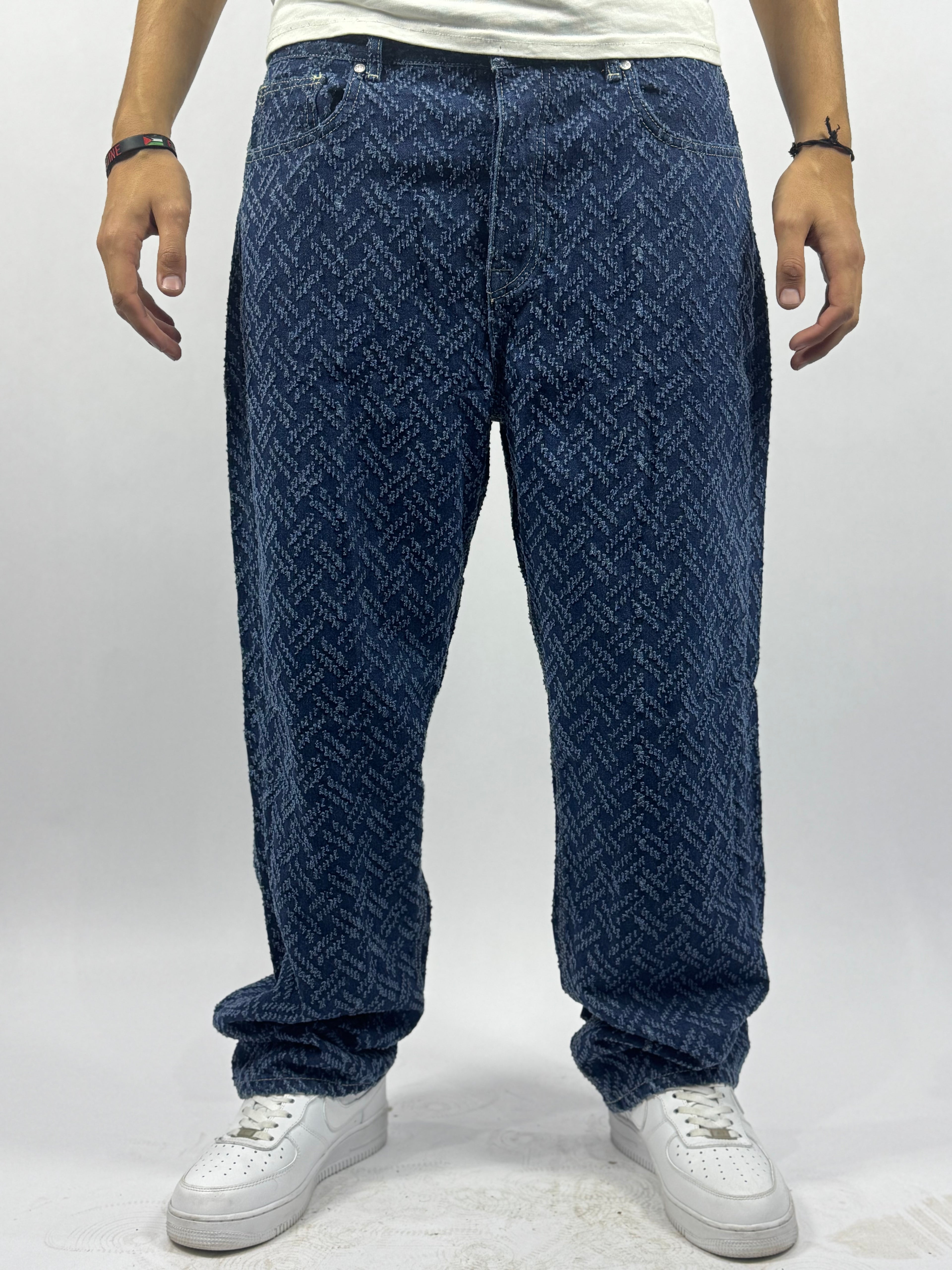 Jean Baggy Premium à Motifs Brodés ( Model A )