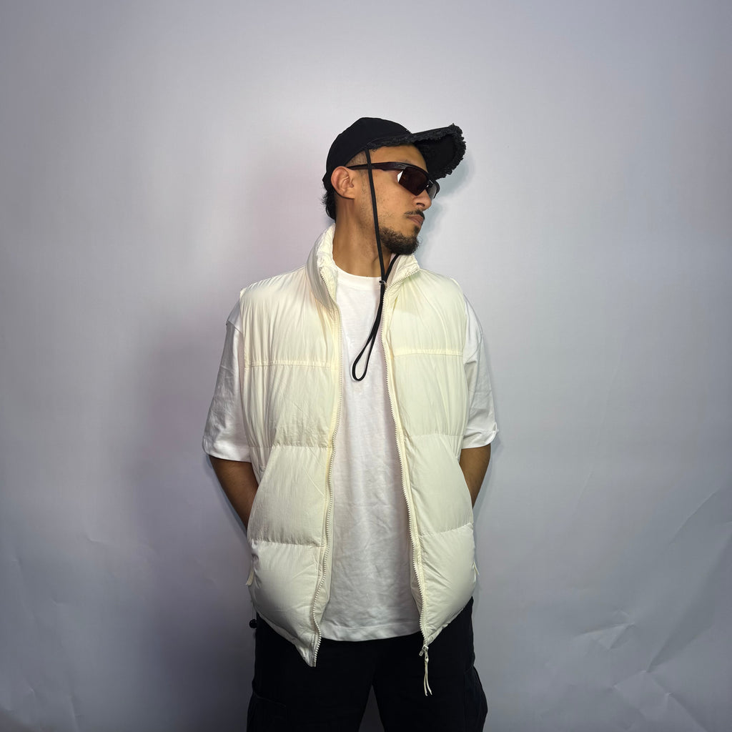 Doudoune Blanc Oversize Gris – Style Streetwear
