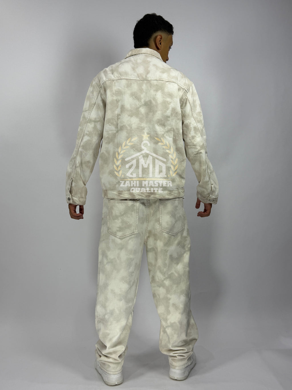 Ensemble Jeans Blanc – Style épuré & 1ère qualité