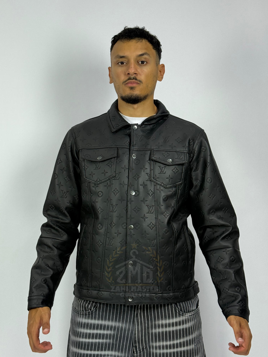 Veste cuire Louis Vuitton