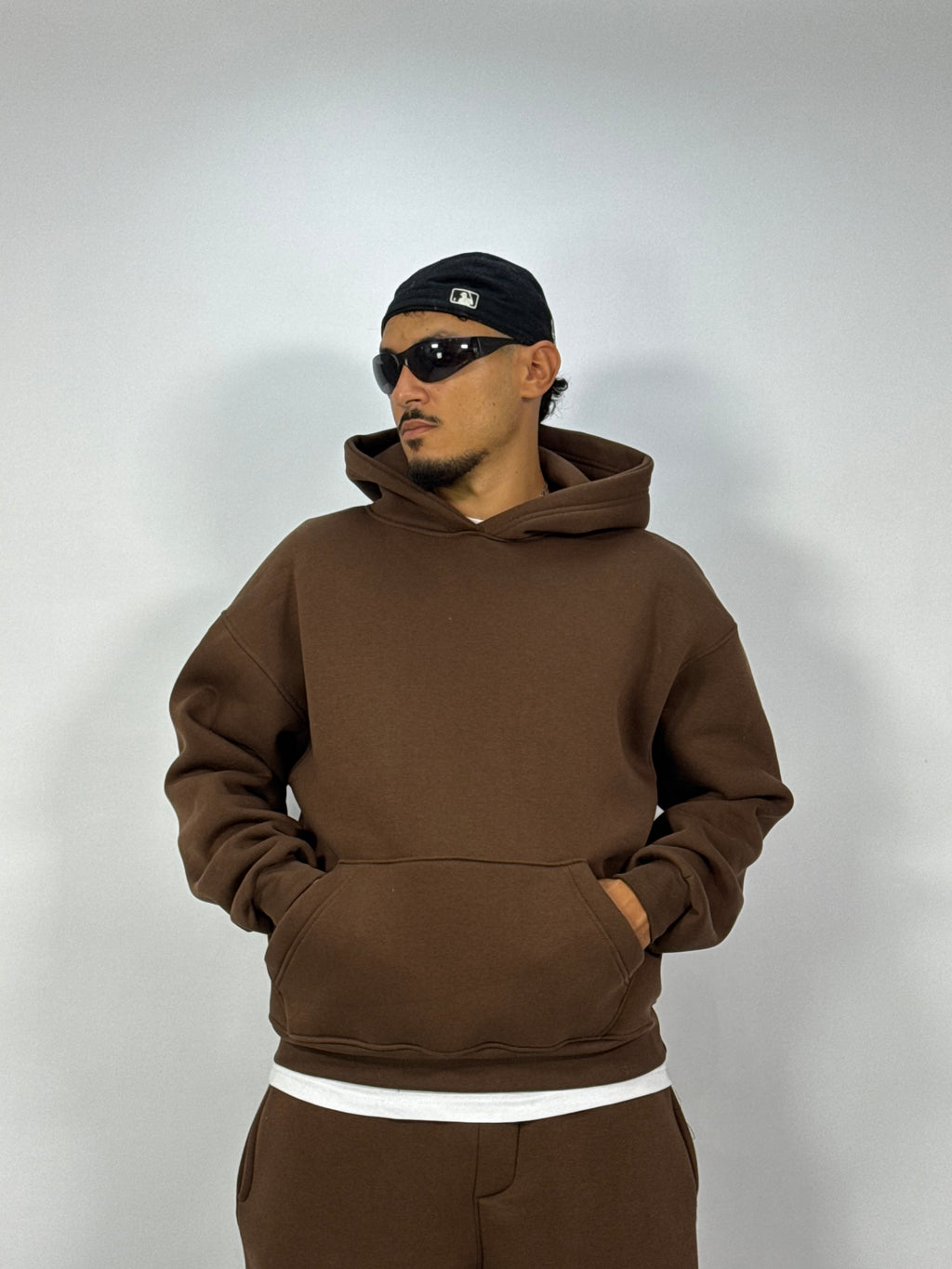 Ensemble PREMIUM Marron à Capuche 1 ère Qualité