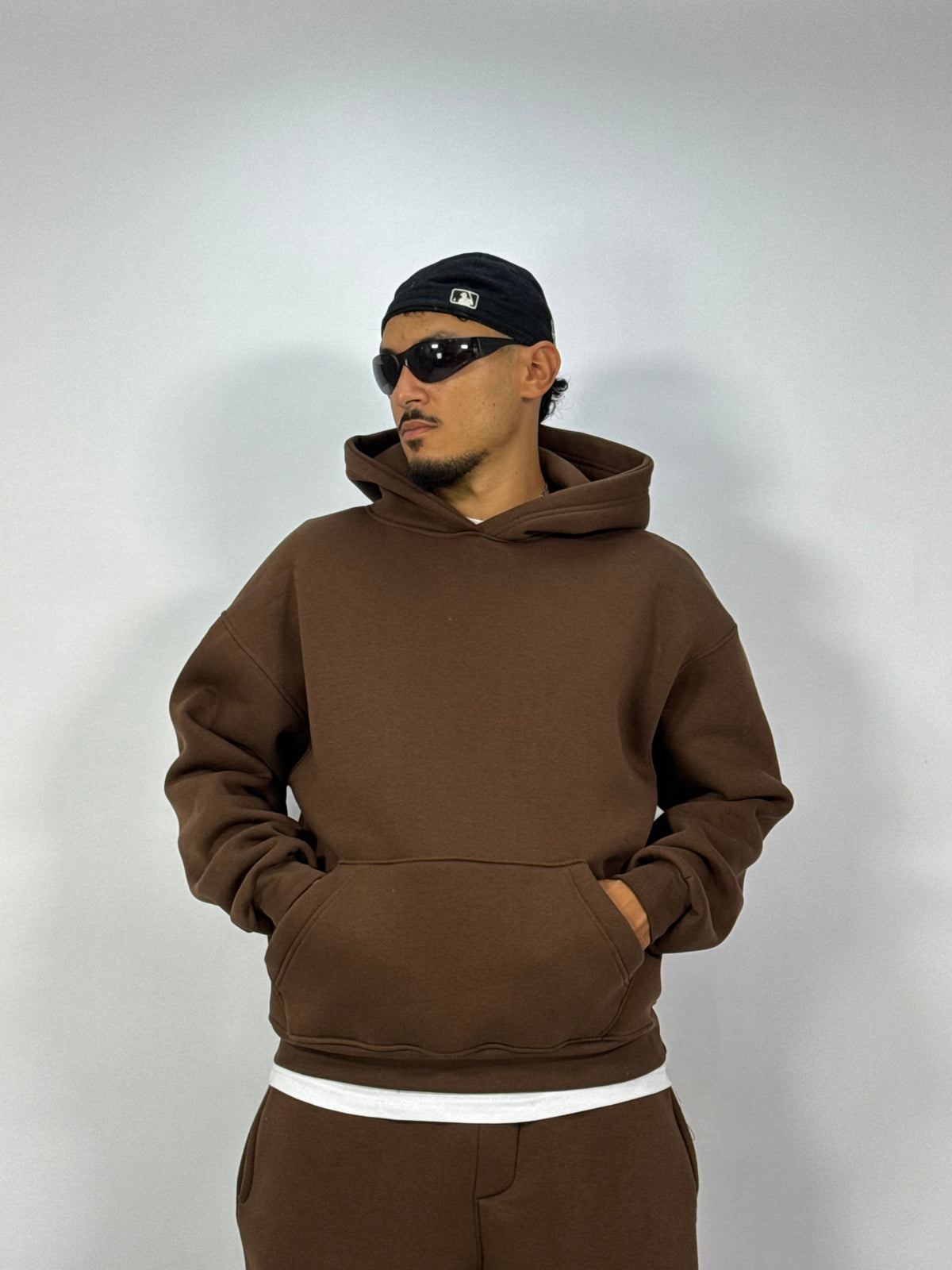 Ensemble PREMIUM Marron à Capuche 1 ère Qualité