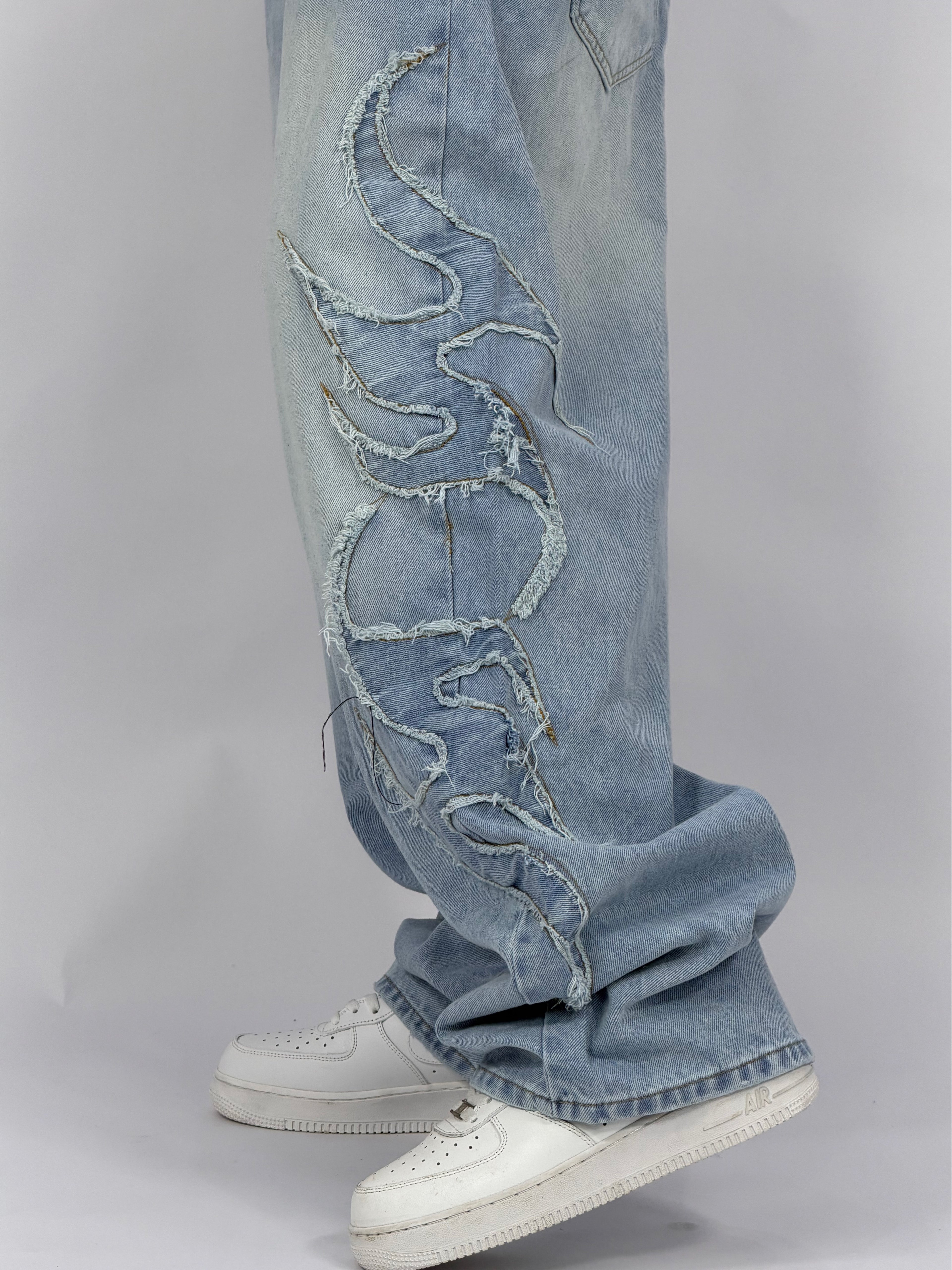 Jeans 1 ère Qualité Collection Flamme Bleu  – PREMIUM