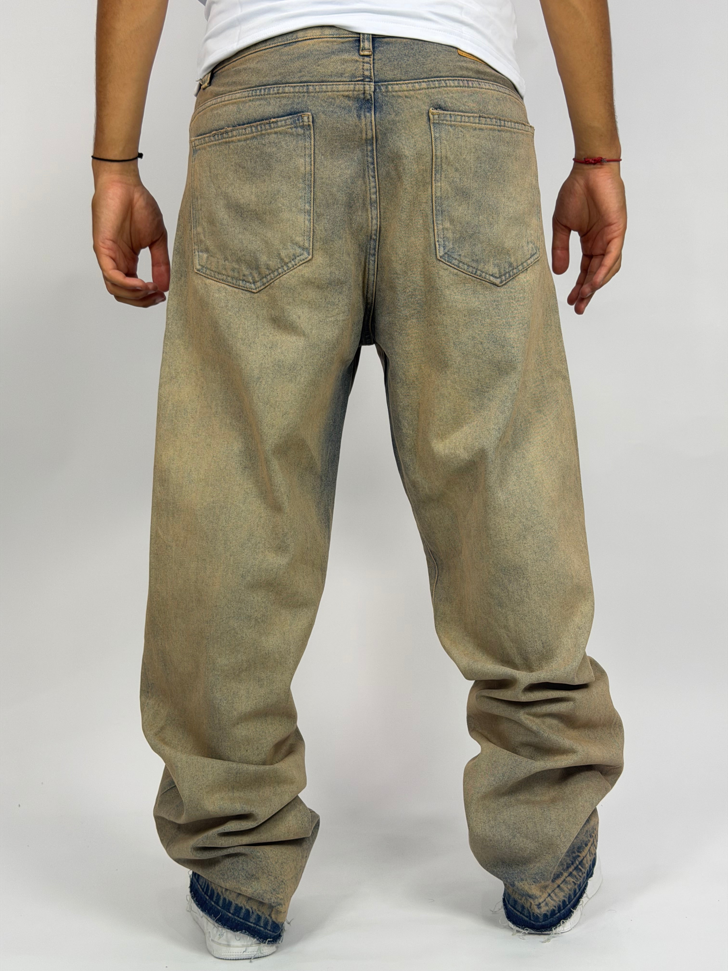 Jeans ORIGINAL Oversize Distressed – Sandstorm Vintage Edition