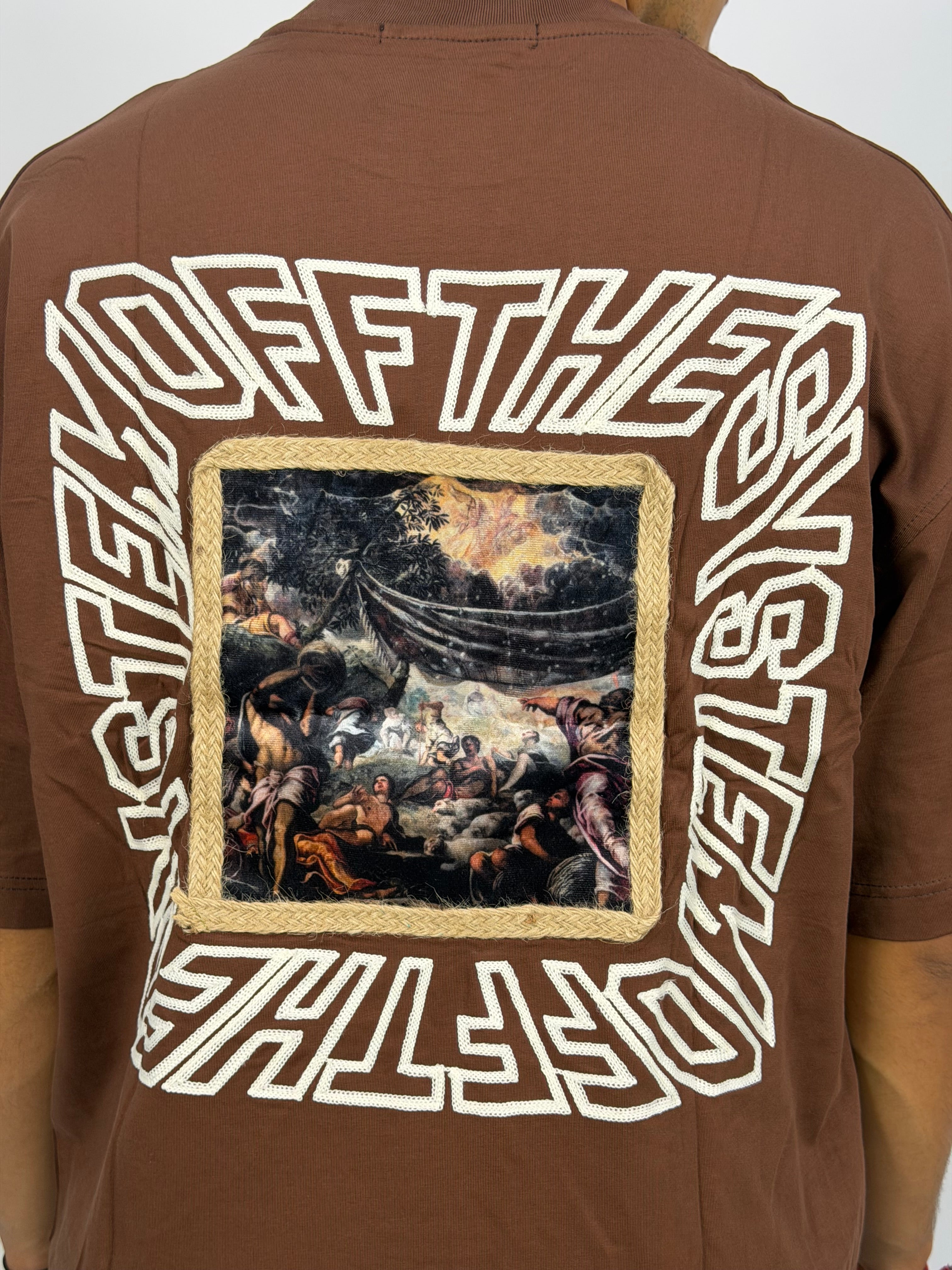 T-shirt ORIGINAL Oversize Marron – OFFTHE SYSTEM Vintage Frame Edition