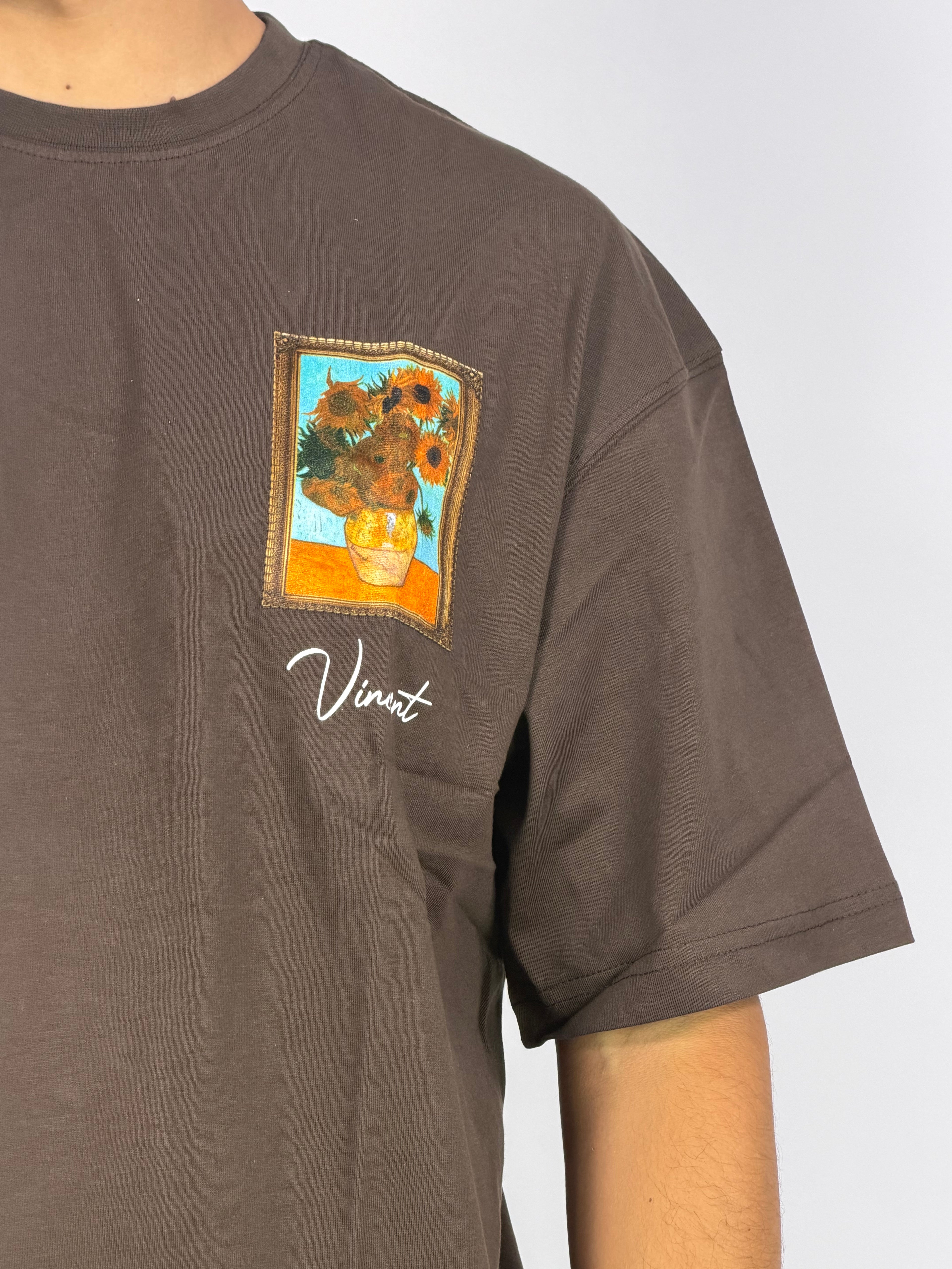 T-shirt ORIGINAL Oversize Marron – Sunflower